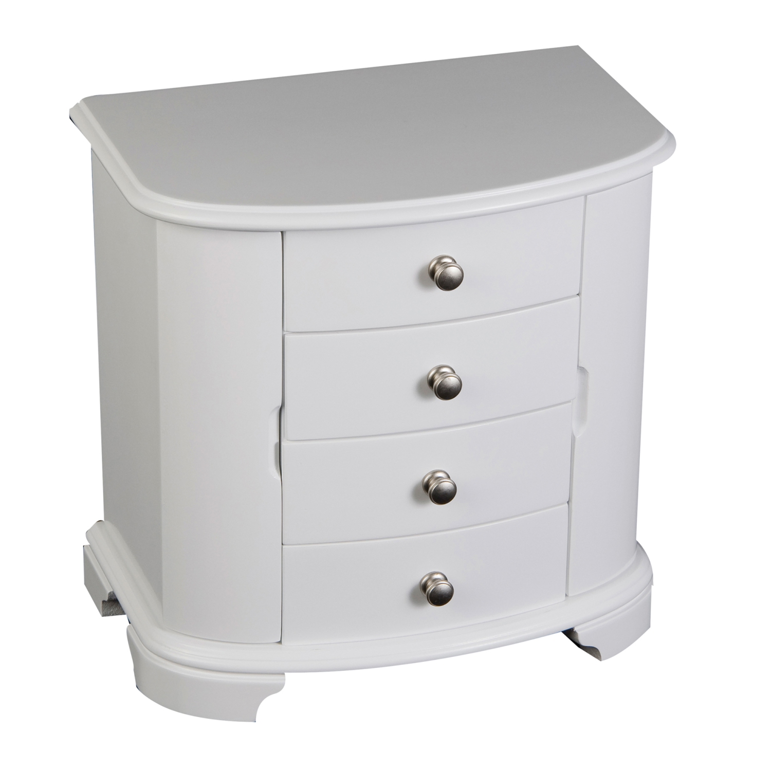 Mele Kaitlyn Upright Musical Jewelry Box in White
