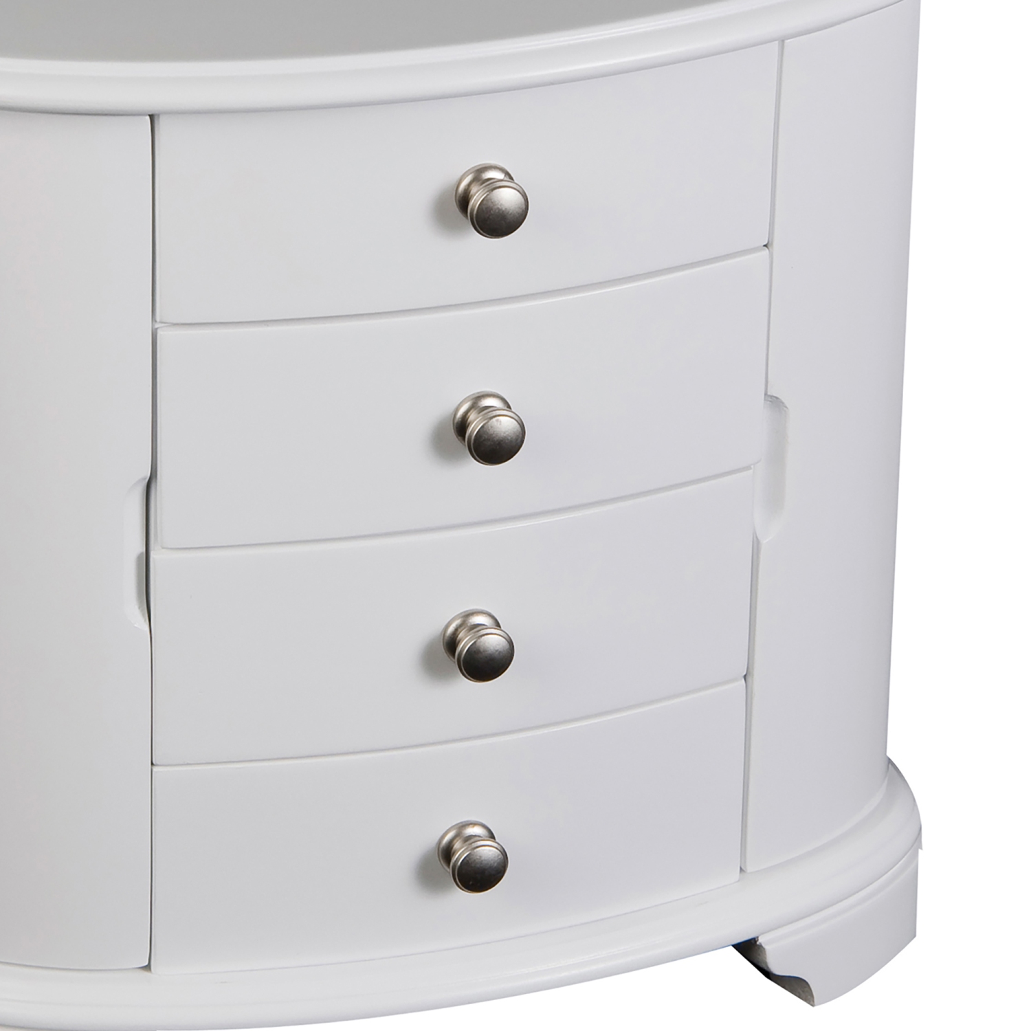 Mele Kaitlyn Upright Musical Jewelry Box in White