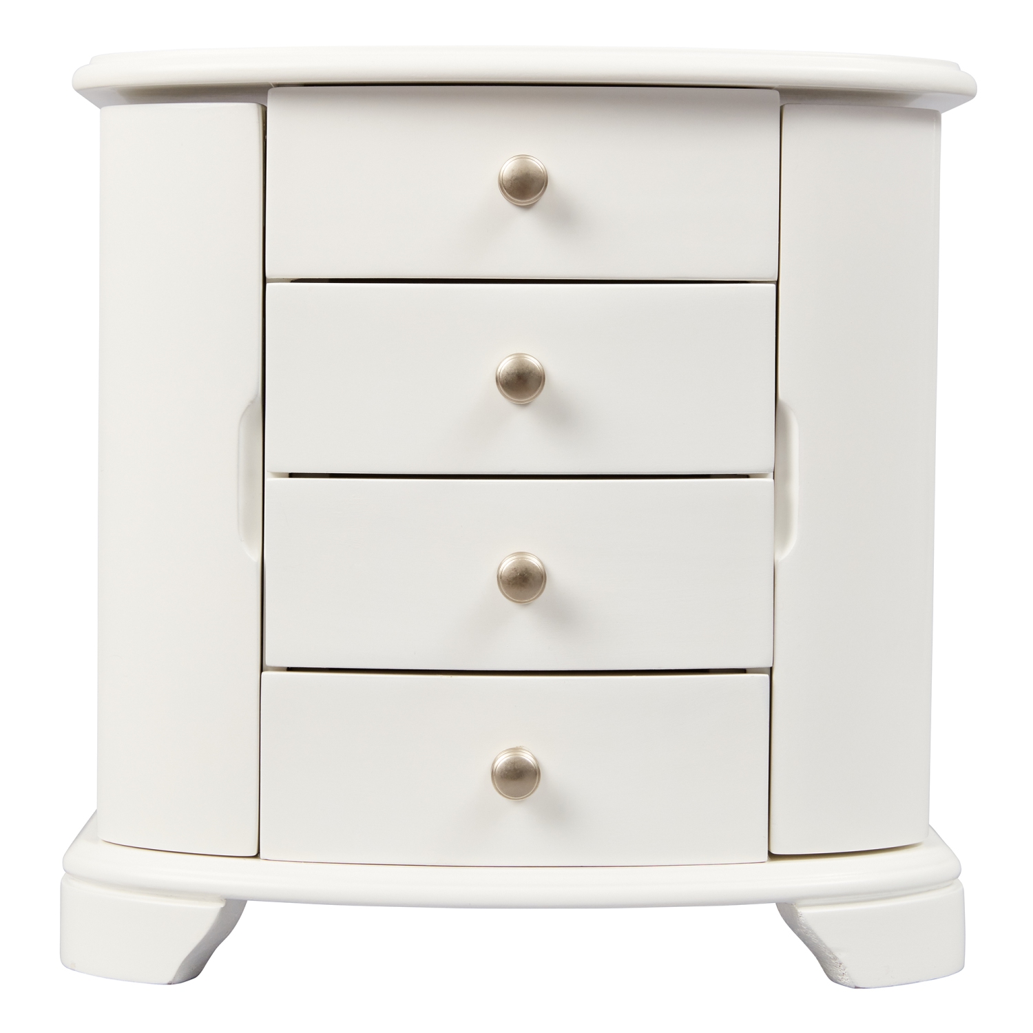 Mele Kaitlyn Upright Musical Jewelry Box in White