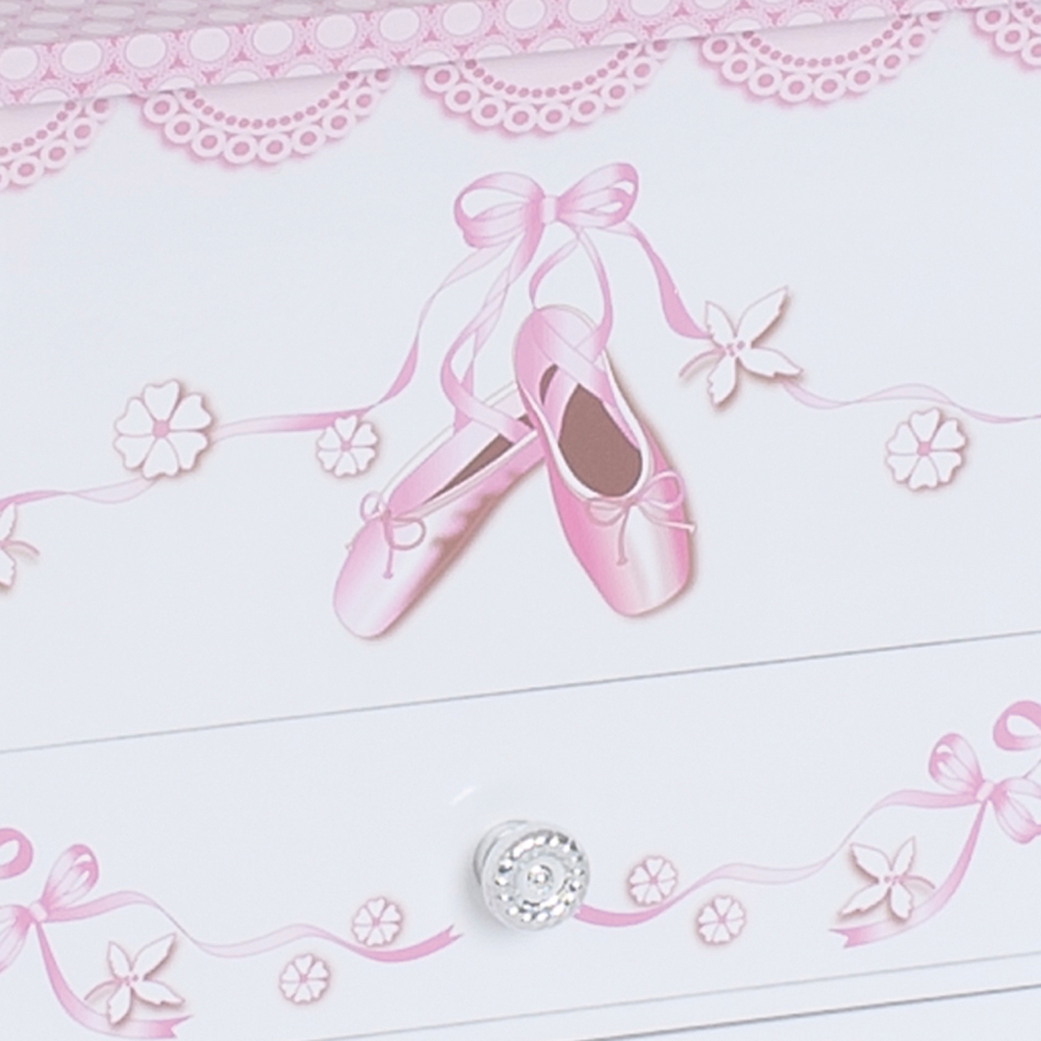 Mele Angel Girl's Musical Ballerina Jewelry Box