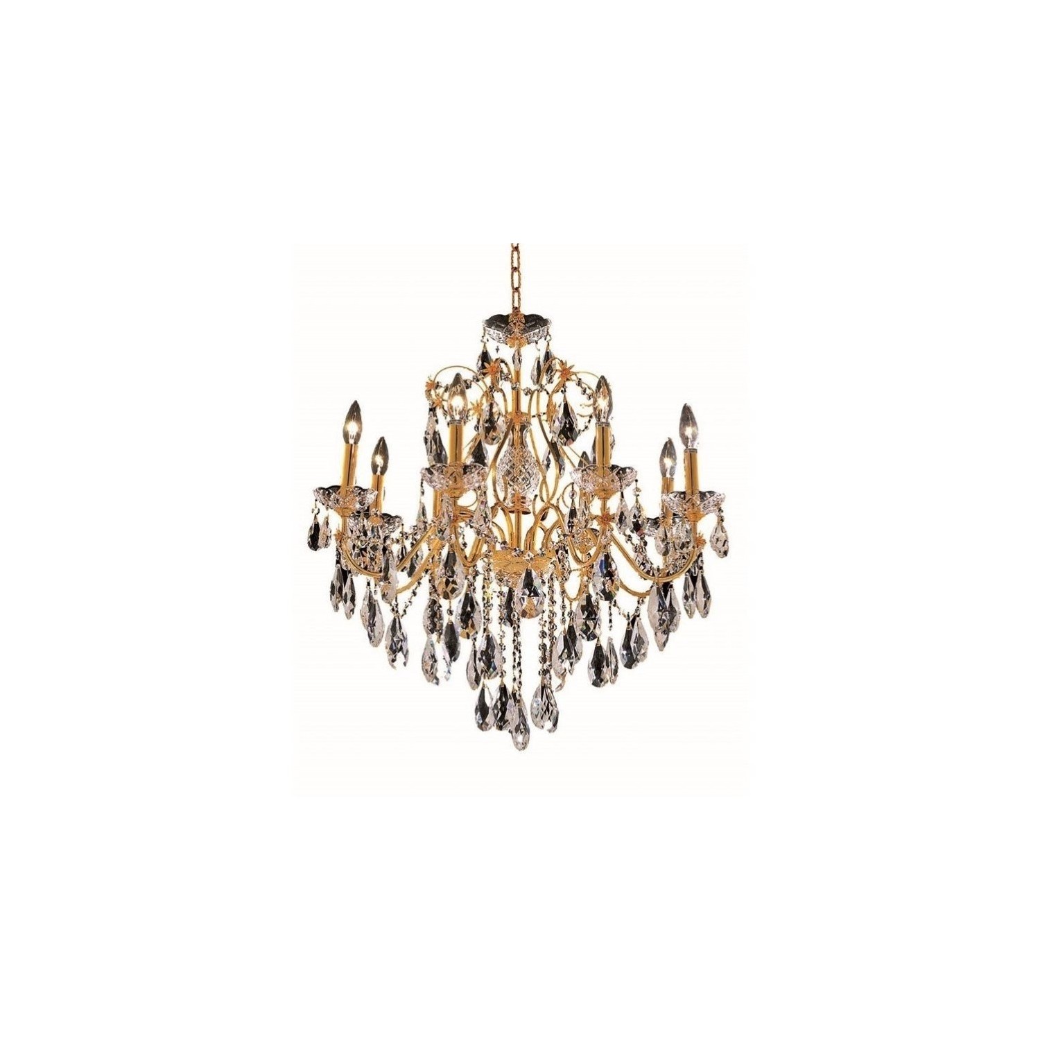 Elegant Lighting St. Francis 26" 8 Light Royal Crystal Chandelier