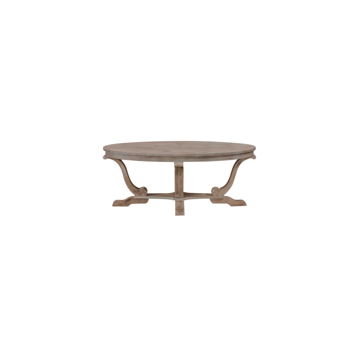Liberty Furniture Greystone Mill Light Gray Wood Oval Cocktail Table