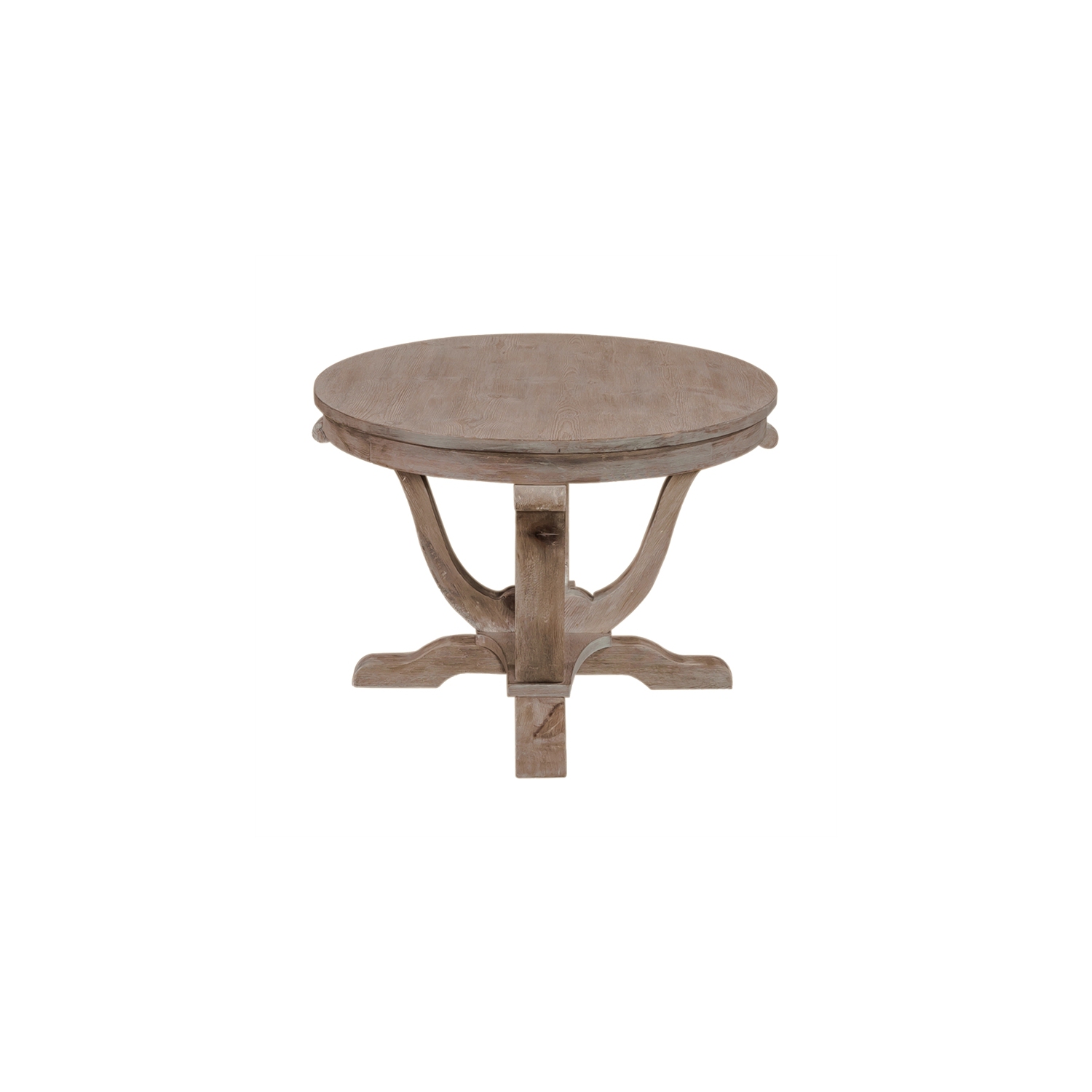 Liberty Furniture Greystone Mill Light Gray Wood Oval Cocktail Table