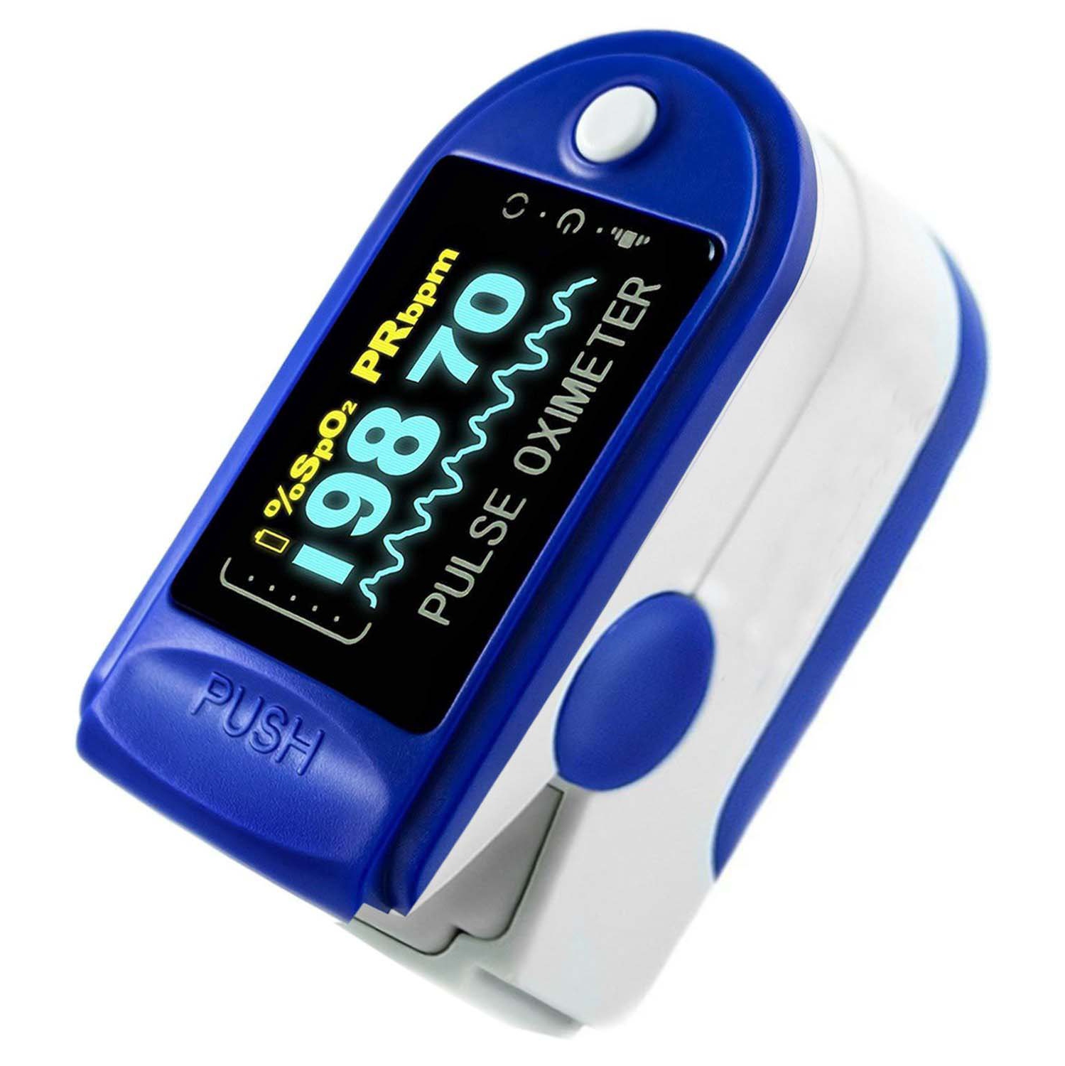 Pulse Oximeter (SPO2)- Finger tip with OLED rotating