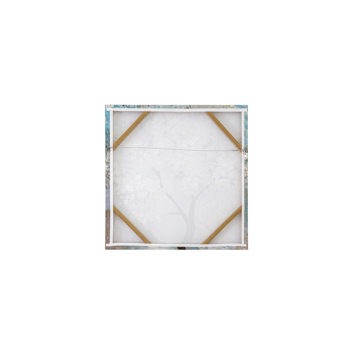 Yosemite Home Decor 'Tree In Bloom' Fabric Canvas in Multi-Color