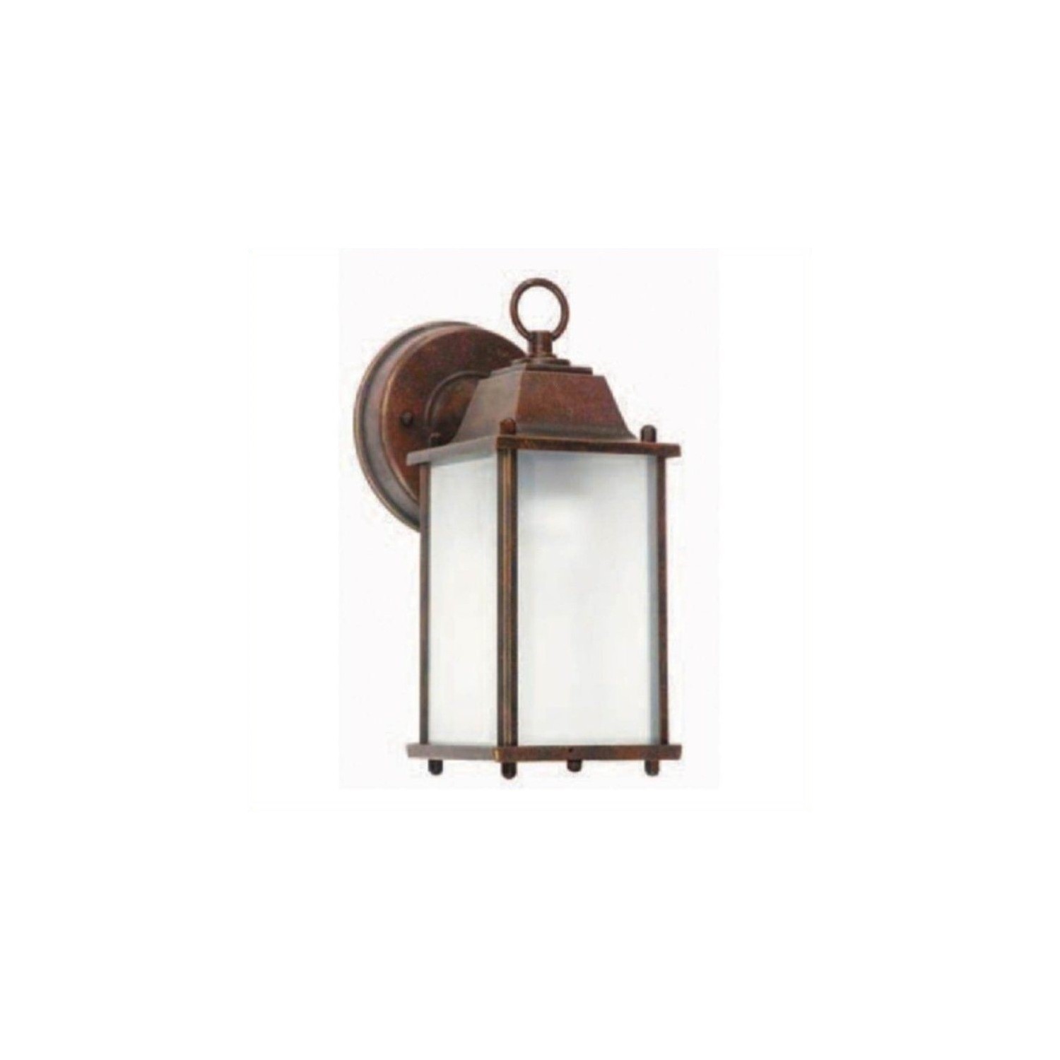 Yosemite Home Decor Tara 1 Light Exterior Lights Wall Mount in Brown