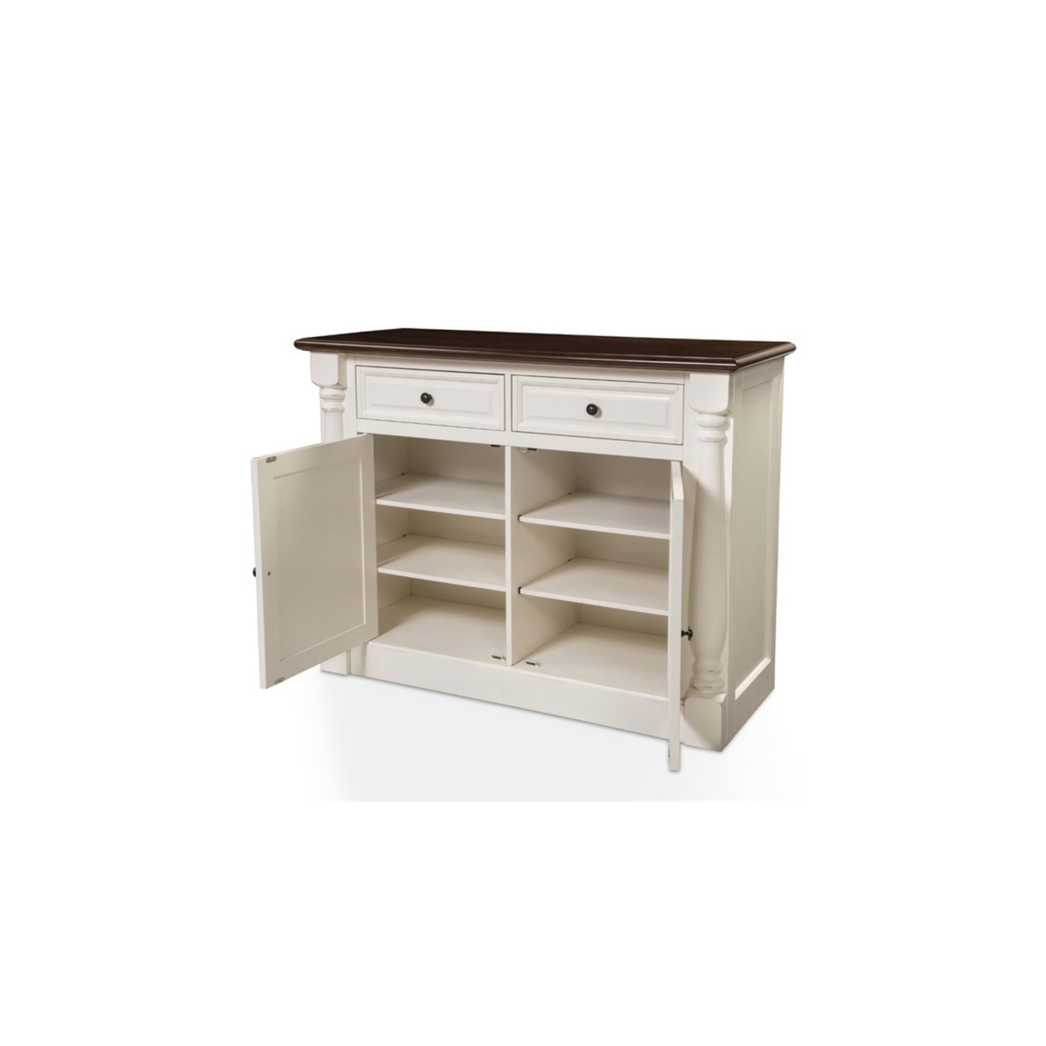 Crosley Shelby 2 Drawer Buffet in White