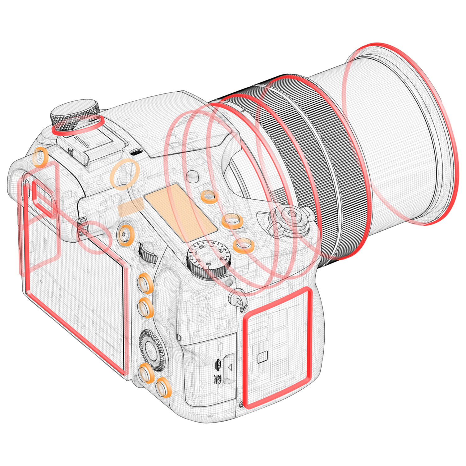 Sony Cyber-shot RX10 IV Wi-Fi 21MP 25x Optical Zoom Digital Camera - Black