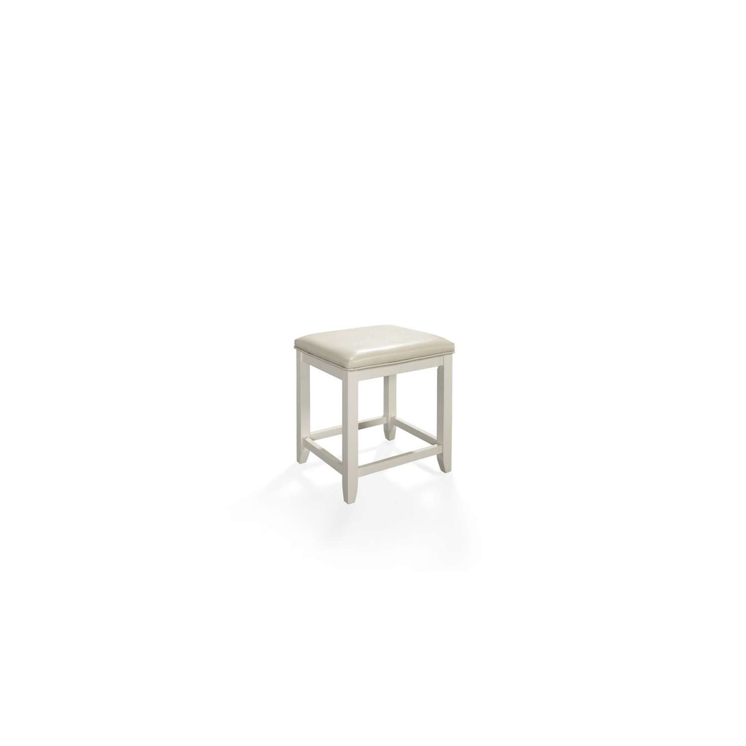 Crosley Vista Vanity Stool in White