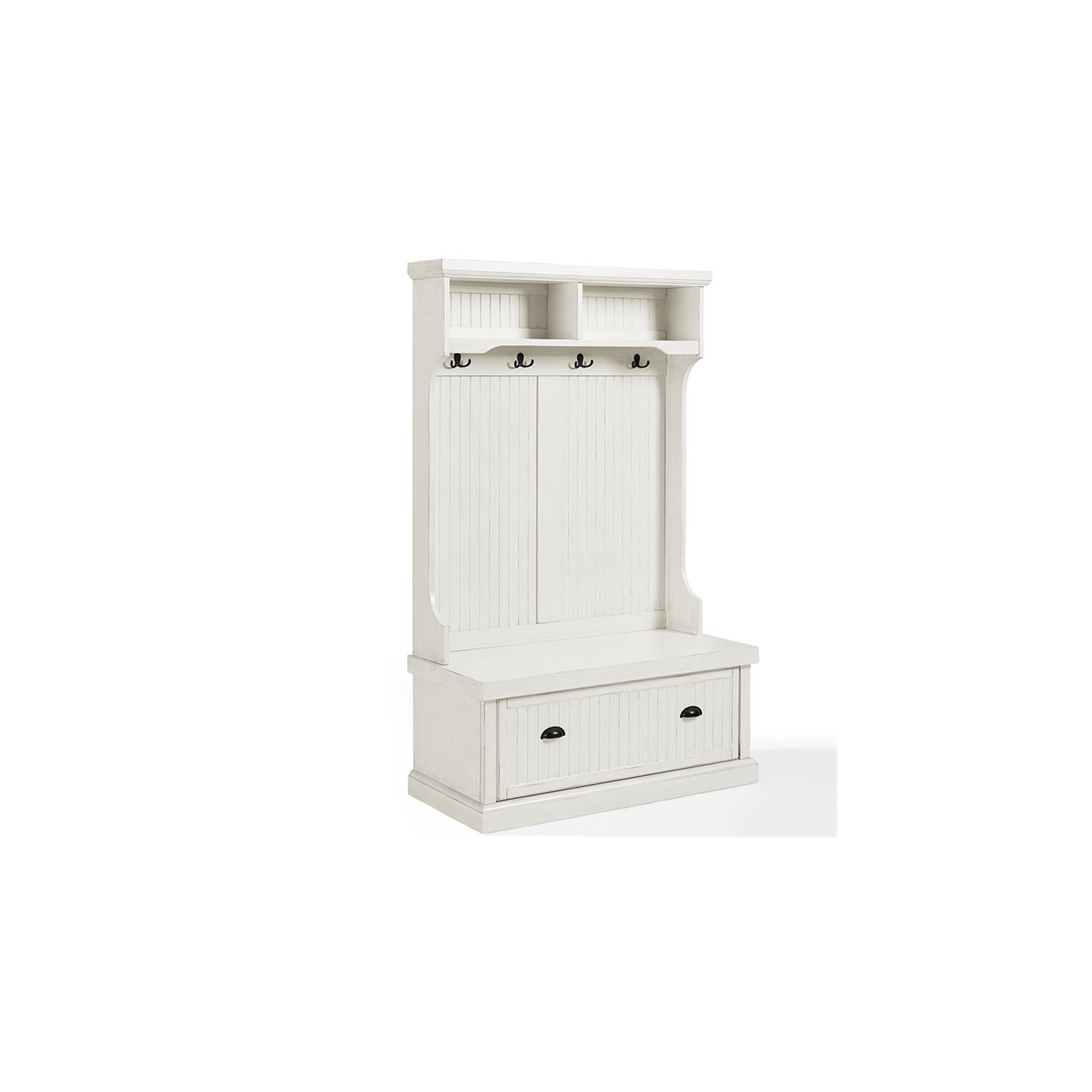 Crosley Seaside Hall Tree in White