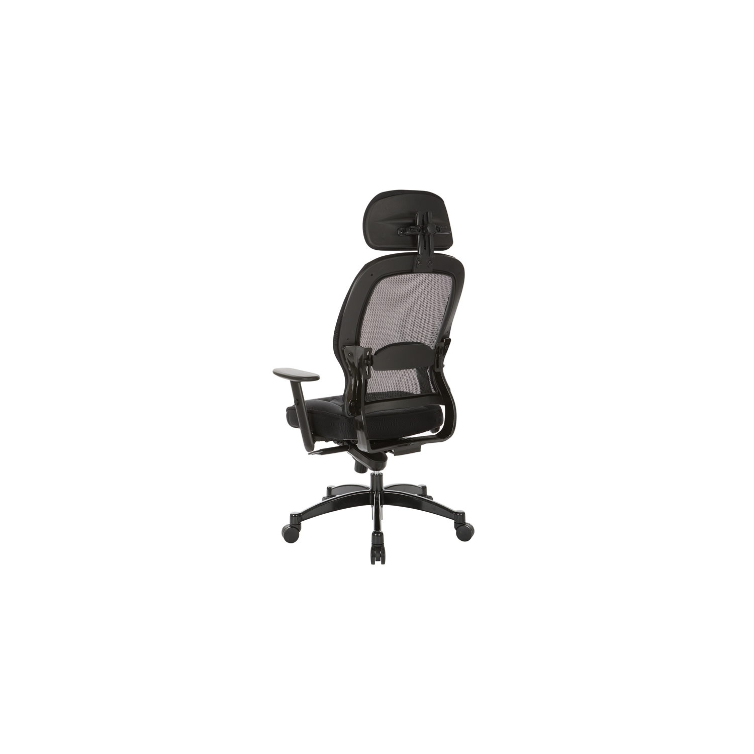SPACE Deluxe Black Matrex Back Executive Office Chair with Mesh Seat