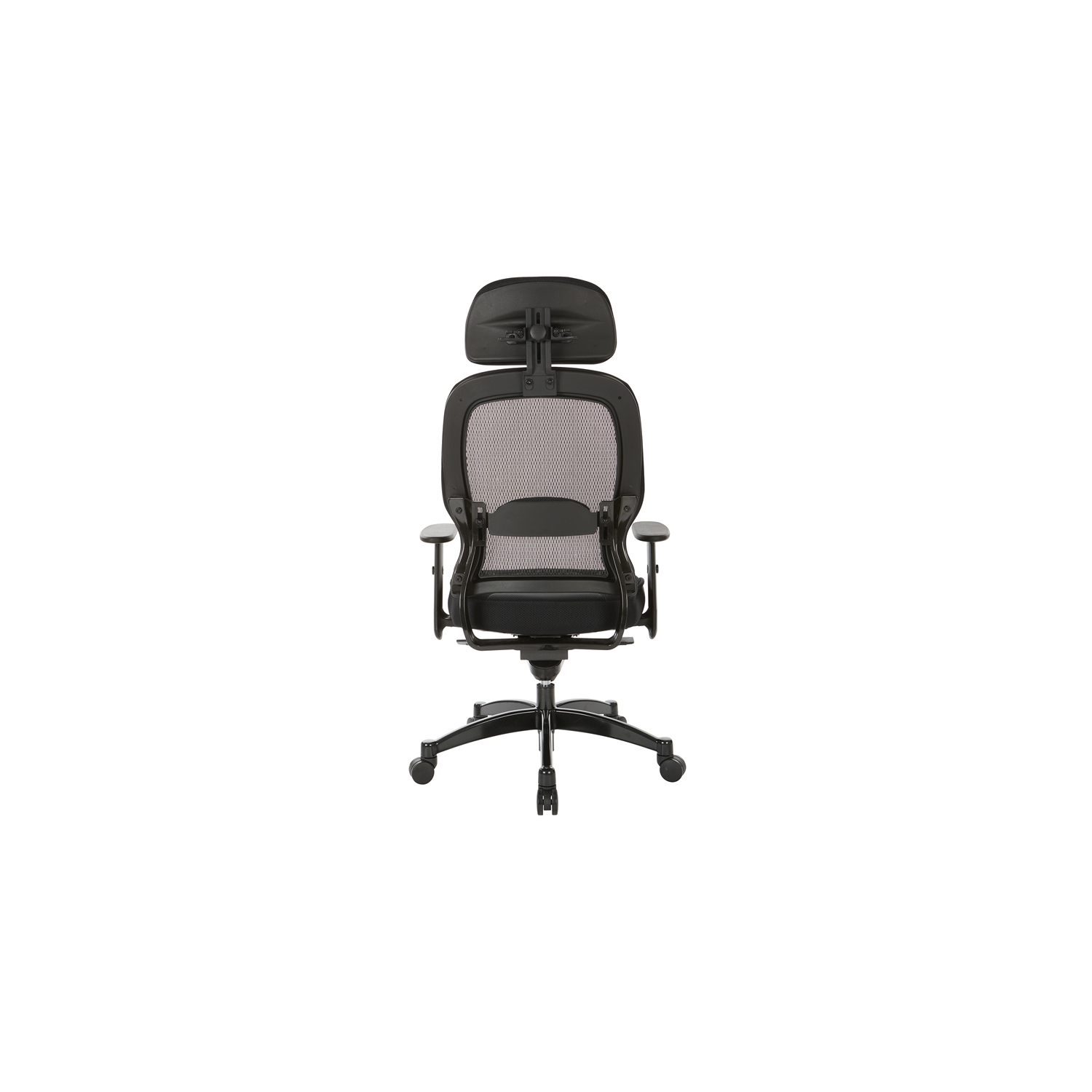 SPACE Deluxe Black Matrex Back Executive Office Chair with Mesh Seat