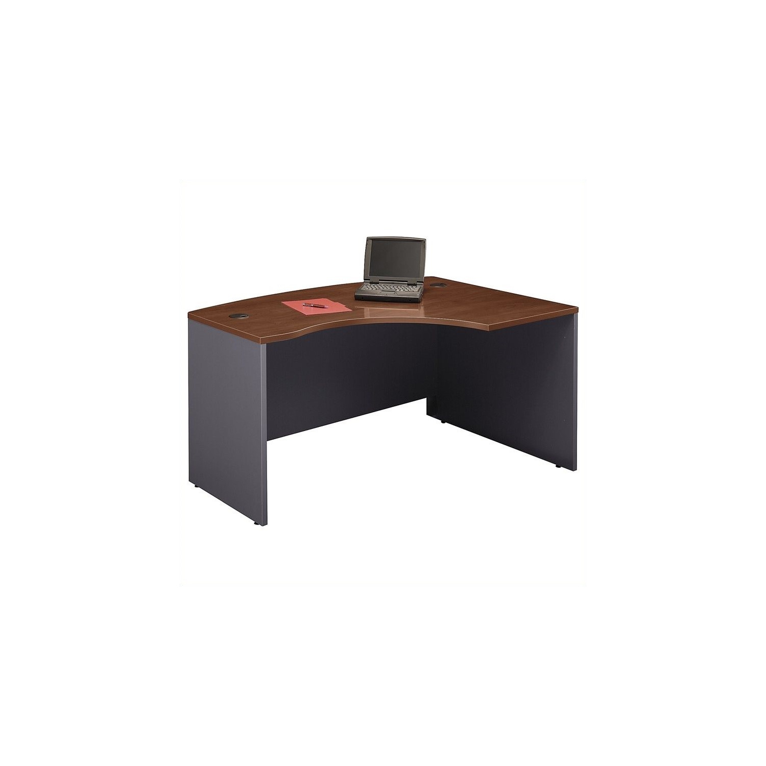 Series C 60 x 43 RH L-Bow Desk in Hansen Cherry - Engineered Wood