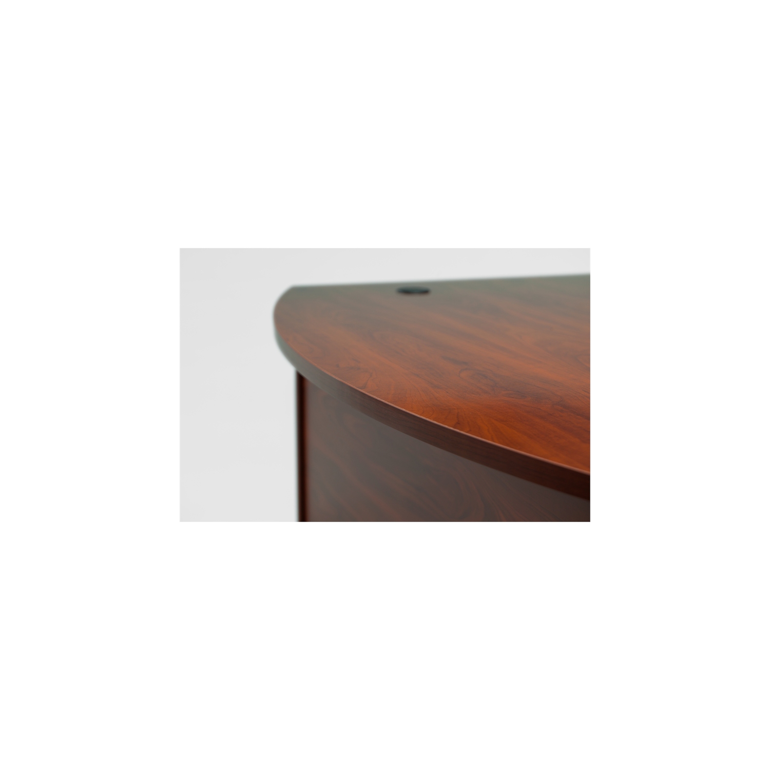 Series C 60 x 43 RH L-Bow Desk in Hansen Cherry - Engineered Wood