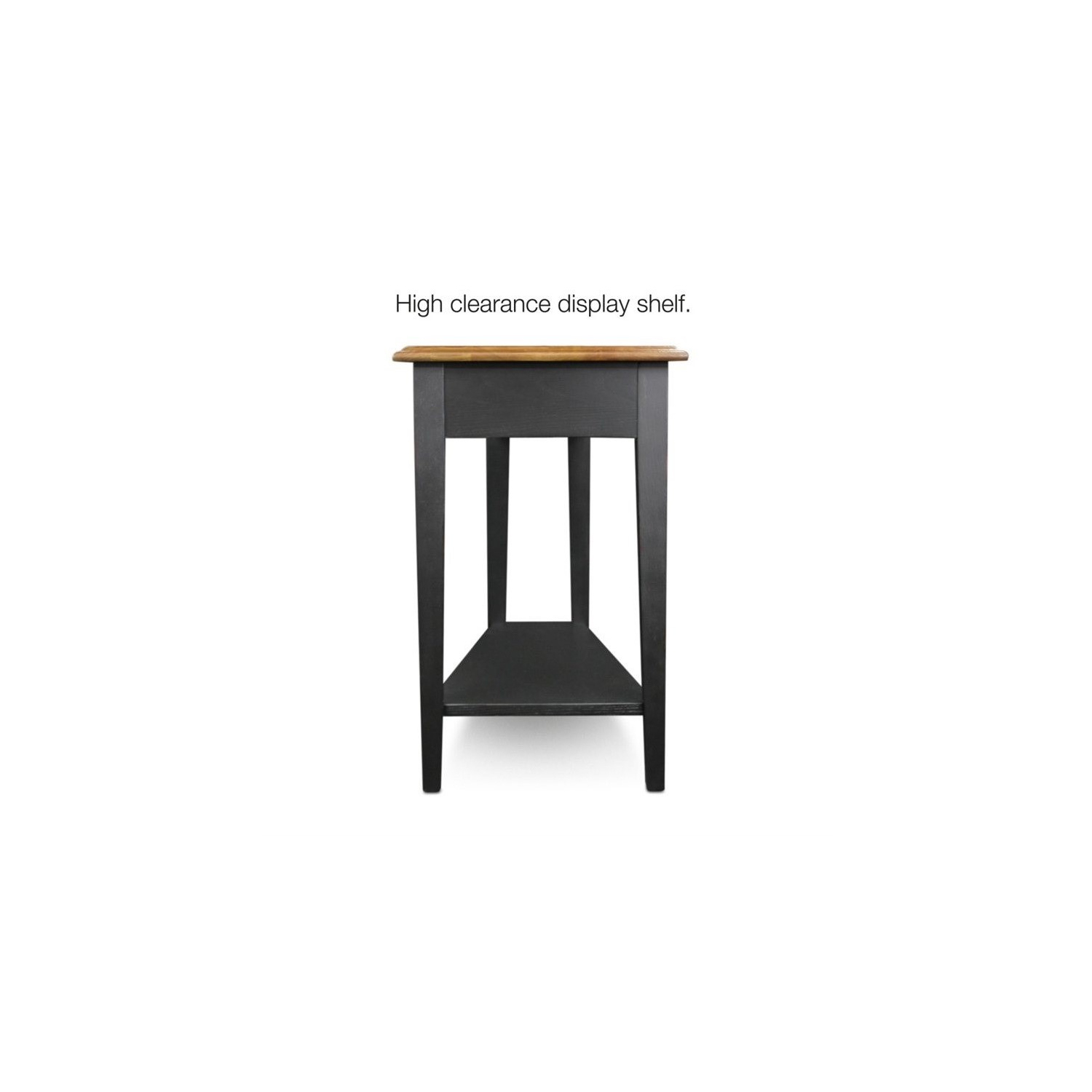 Table inclinée préférée de Leick Furniture au fini ardoise