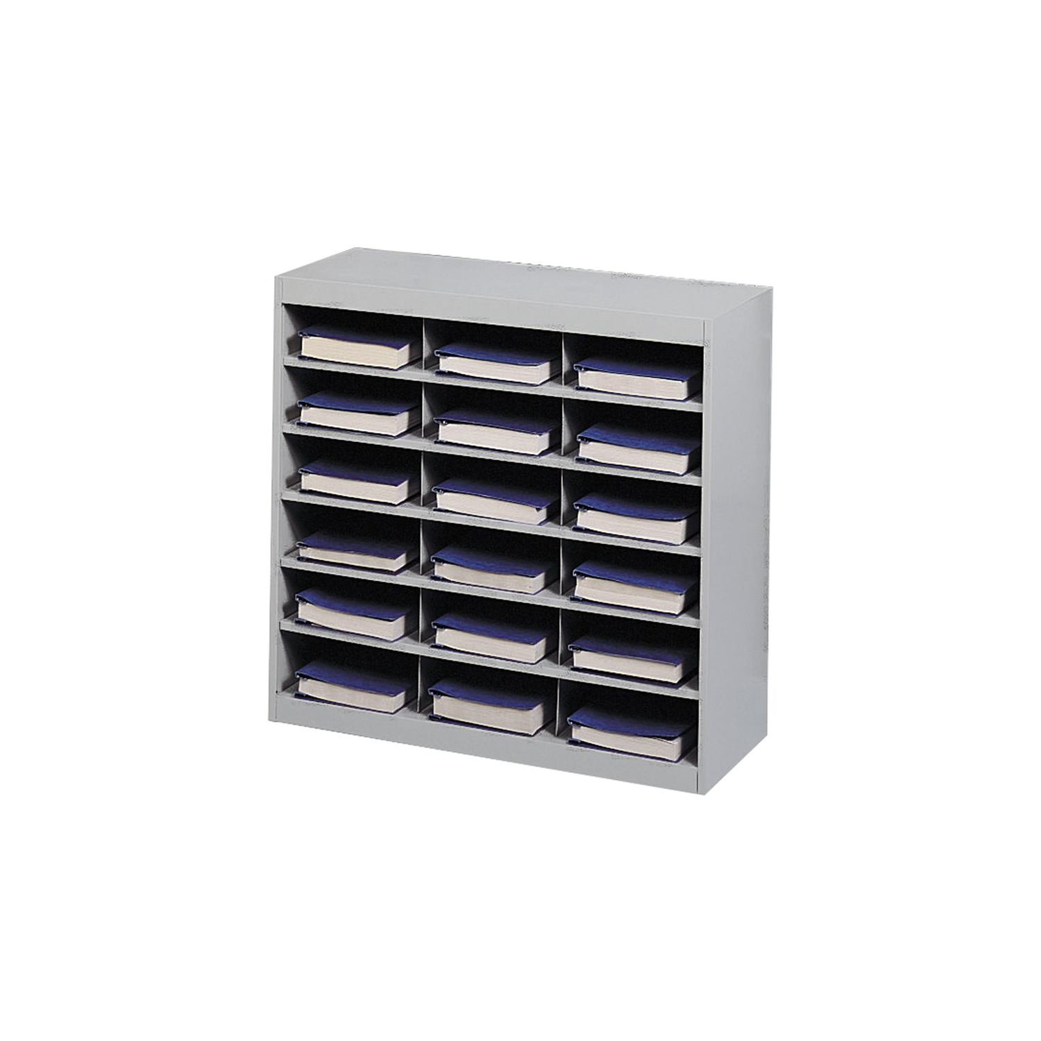 Safco – Organisateur courrier E-Z Stor en acier gris - 18 compartiments