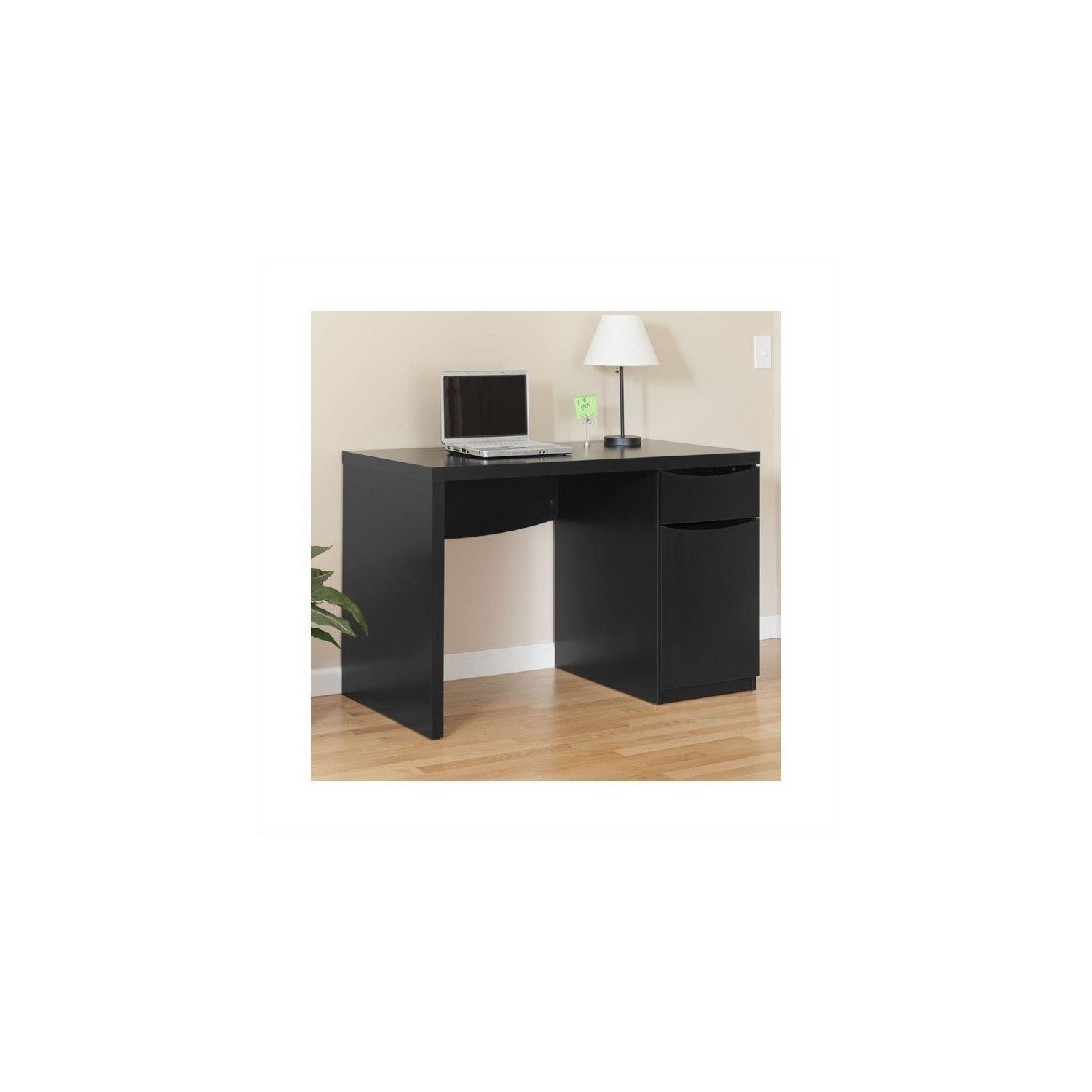 Bush Furniture Montrese Computer Desk in Classic Black