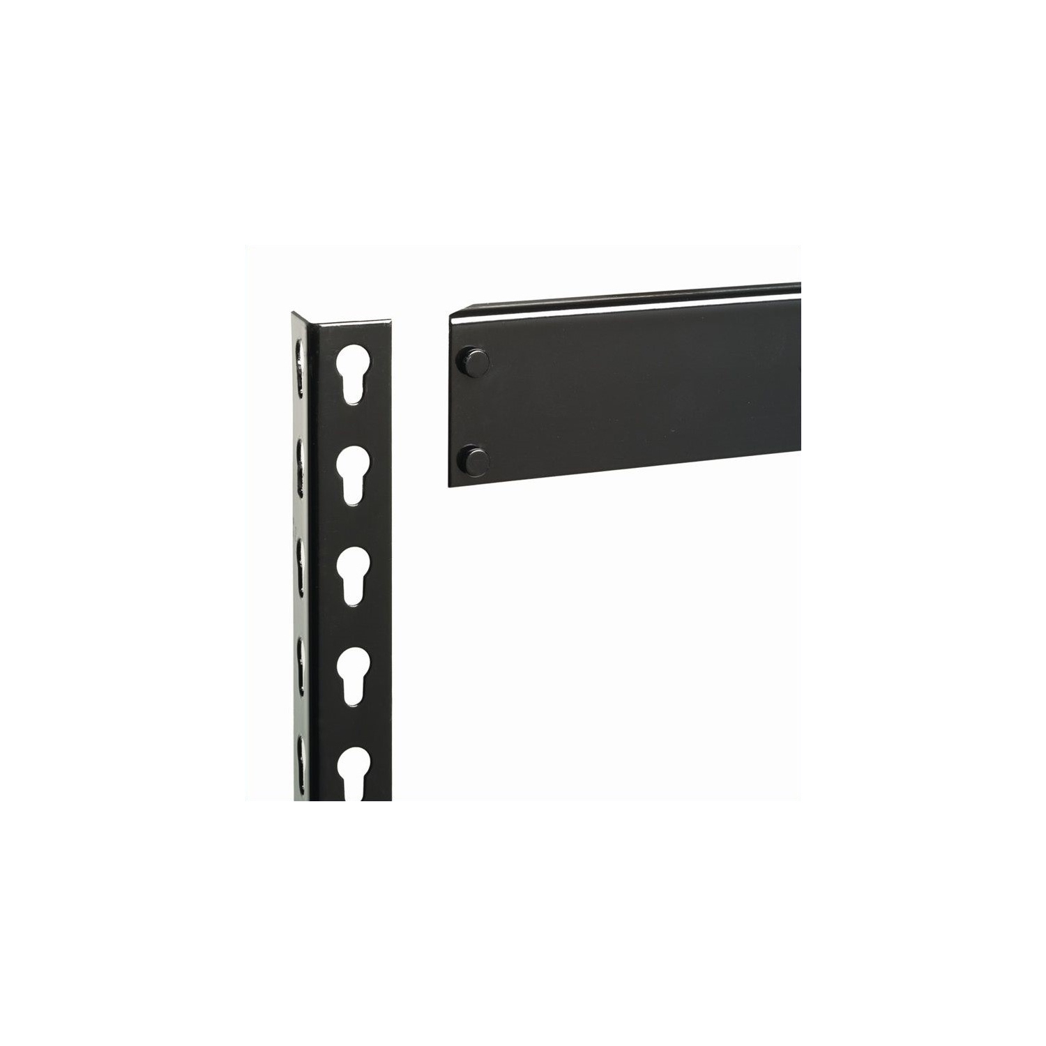 Étagère en acier rivetée à 3800 5 tablettes d’Iron Horse de 18 prof. X 36 larg. X 72 haut., noire