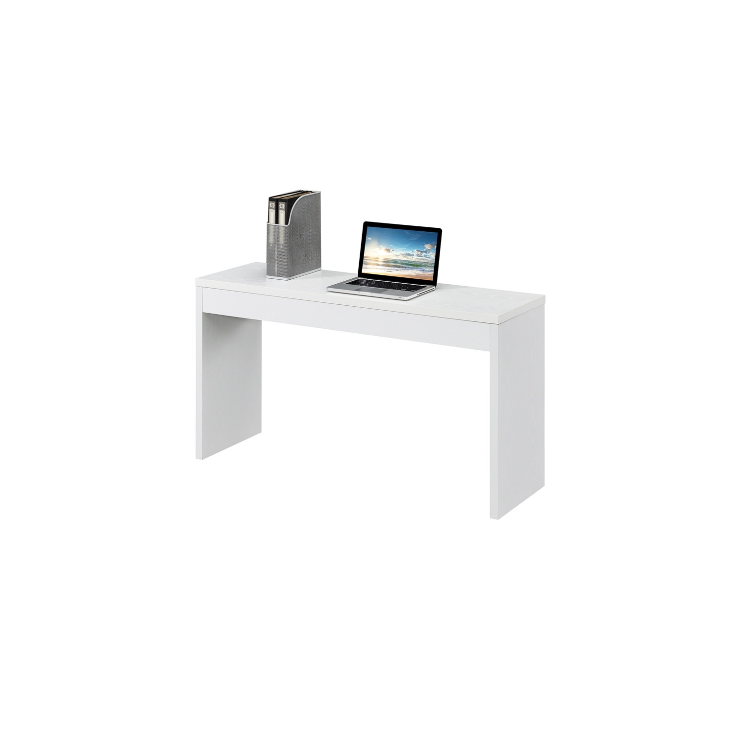 Convenience Concepts Northfield Wall Console in White Wood Finish