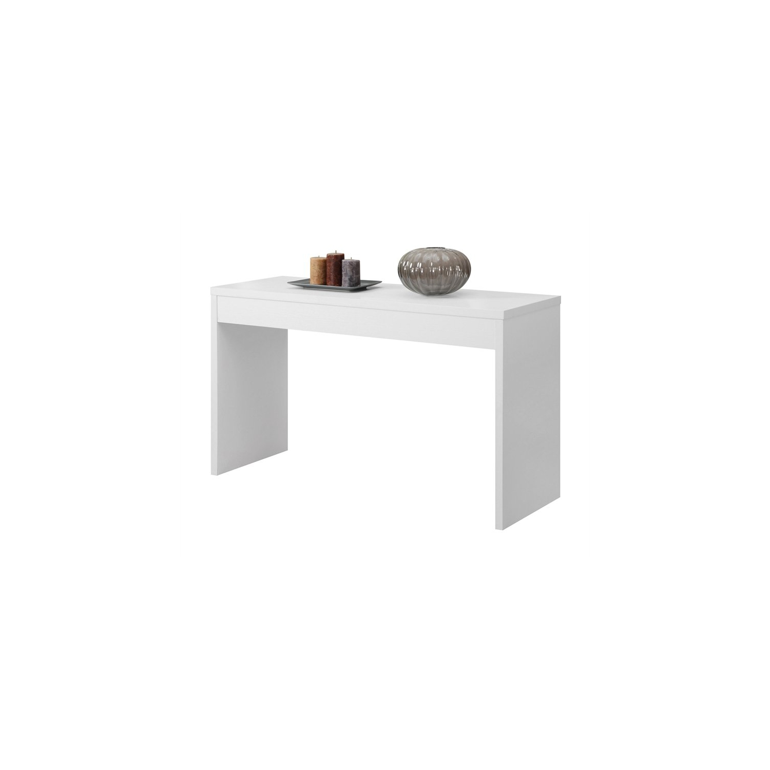 Convenience Concepts Northfield Wall Console in White Wood Finish