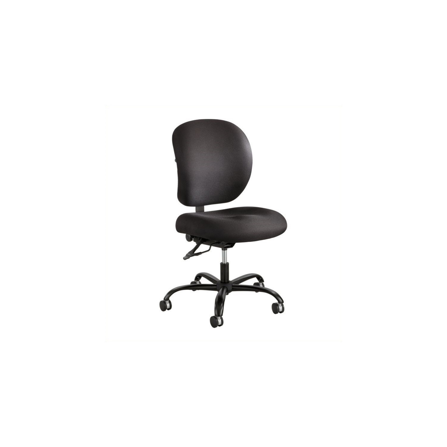Safco Alday 24/7 Armless Task Office Chair in Black