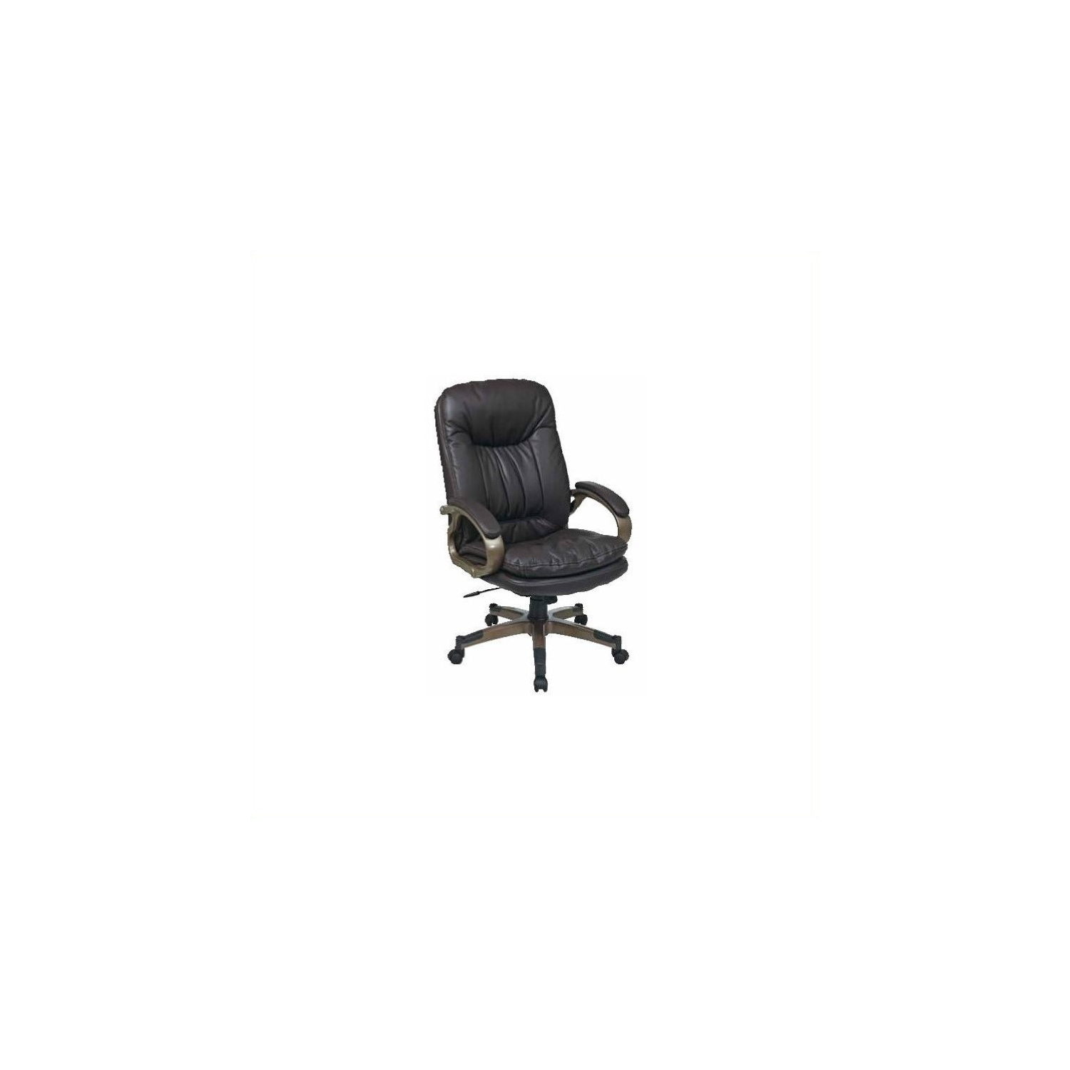 Executive Bonded Leather Office Chair in Espresso