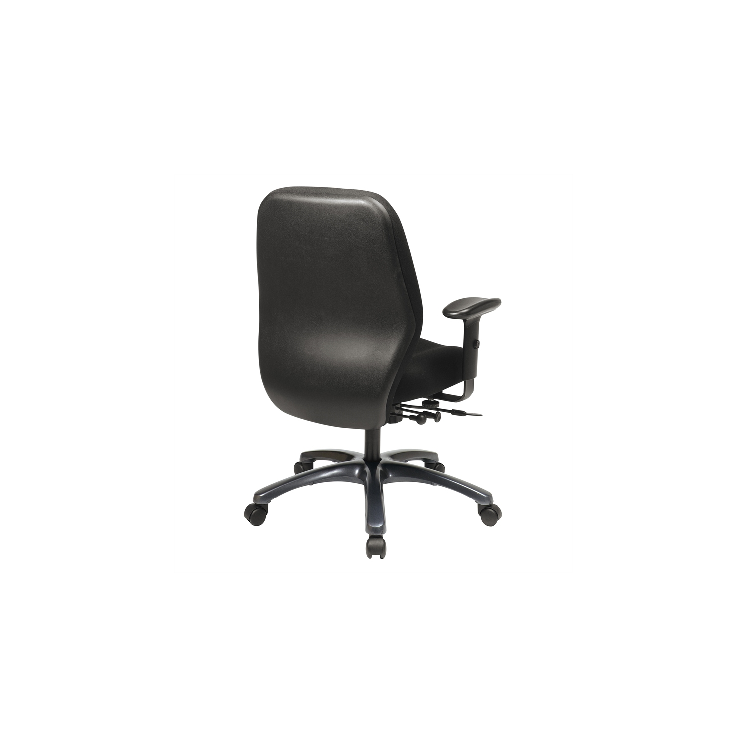 24 Hour Ergonomic Black Chair with 2-to-1 Synchro Tilt