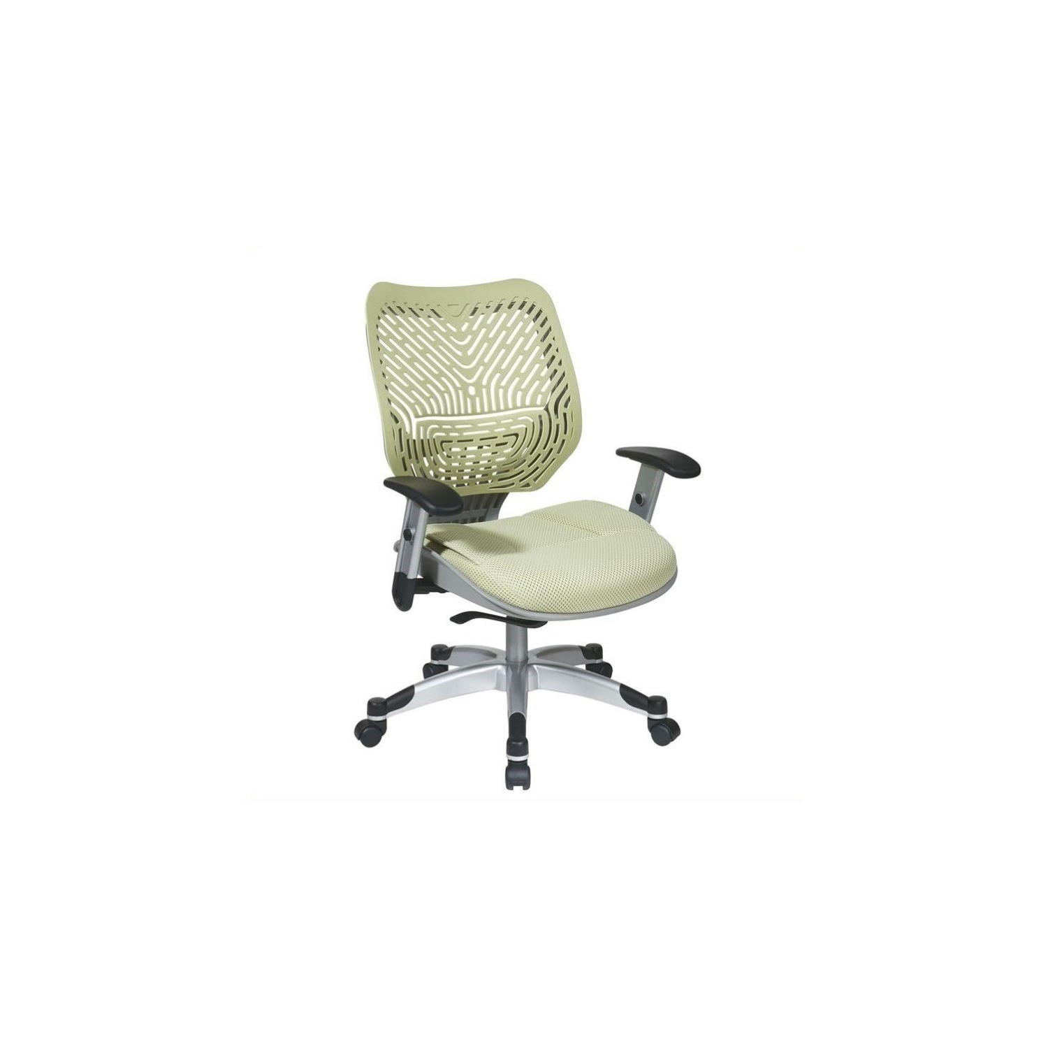 Unique Self Adjusting Kiwi Green Space Flex Back Managers Chair