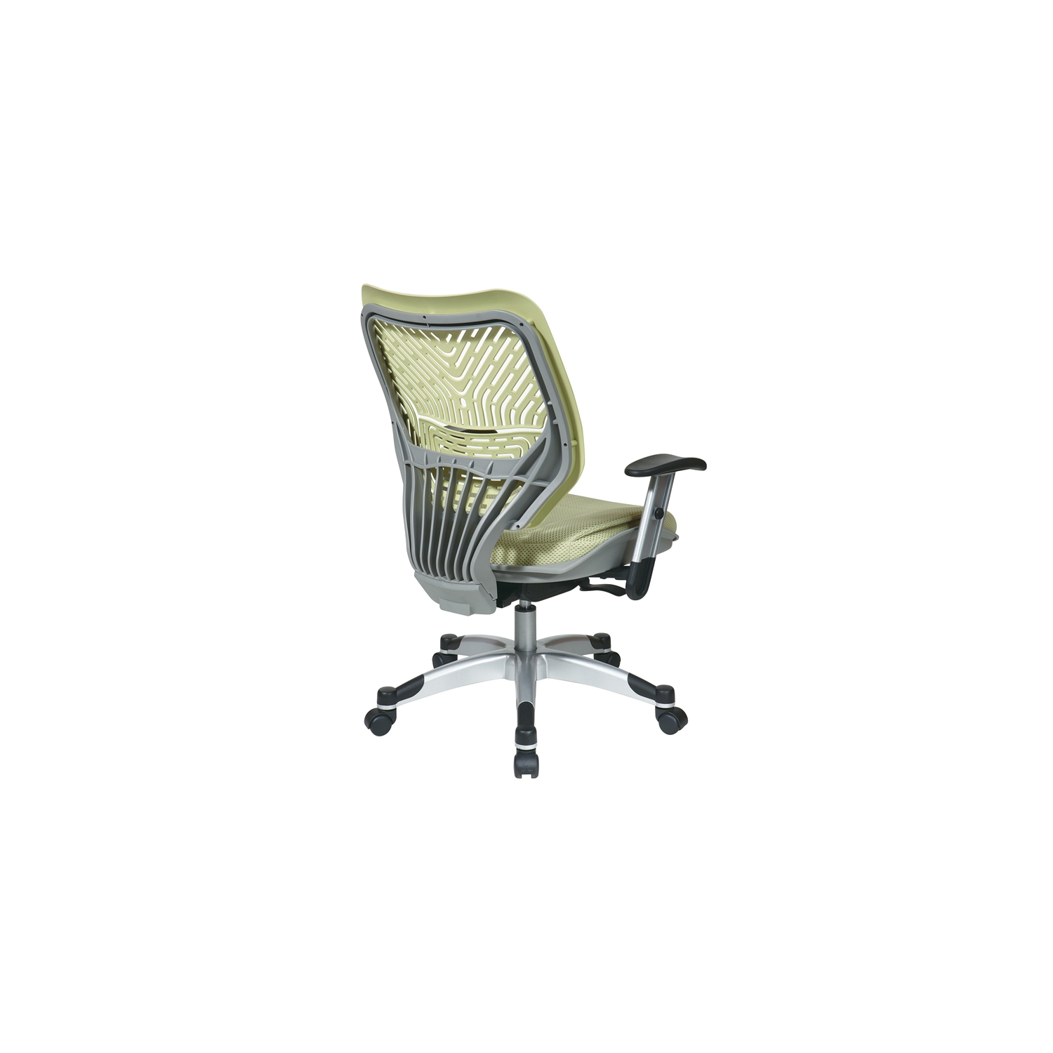 Unique Self Adjusting Kiwi Green Space Flex Back Managers Chair