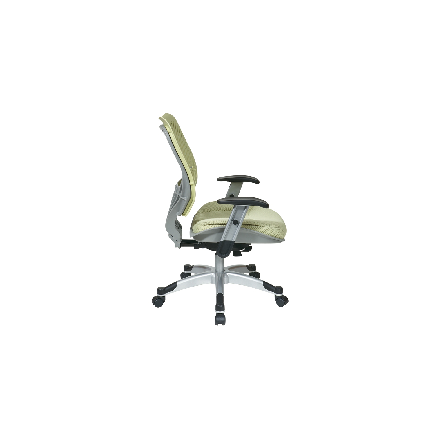 Unique Self Adjusting Kiwi Green Space Flex Back Managers Chair
