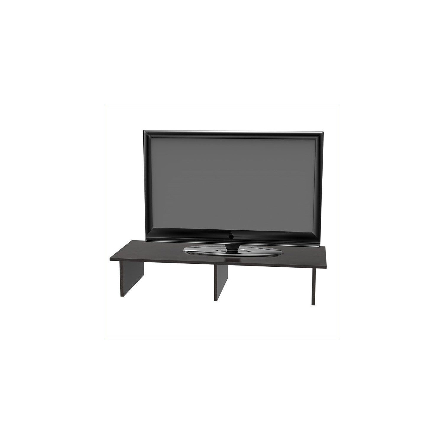 Convenience Concepts Designs2Go Large Monitor Riser in Black Wood Finish
