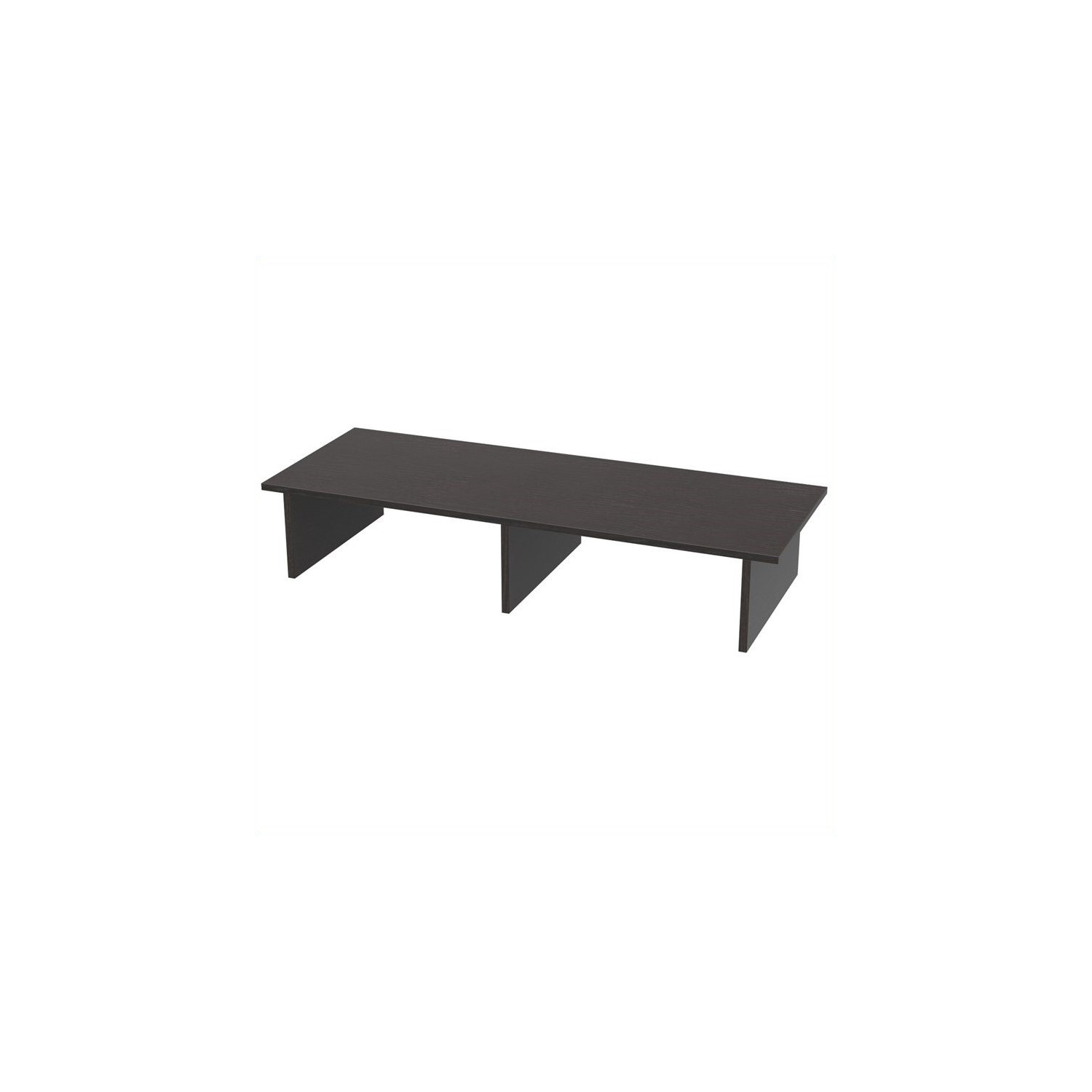 Convenience Concepts Designs2Go Large Monitor Riser in Black Wood Finish
