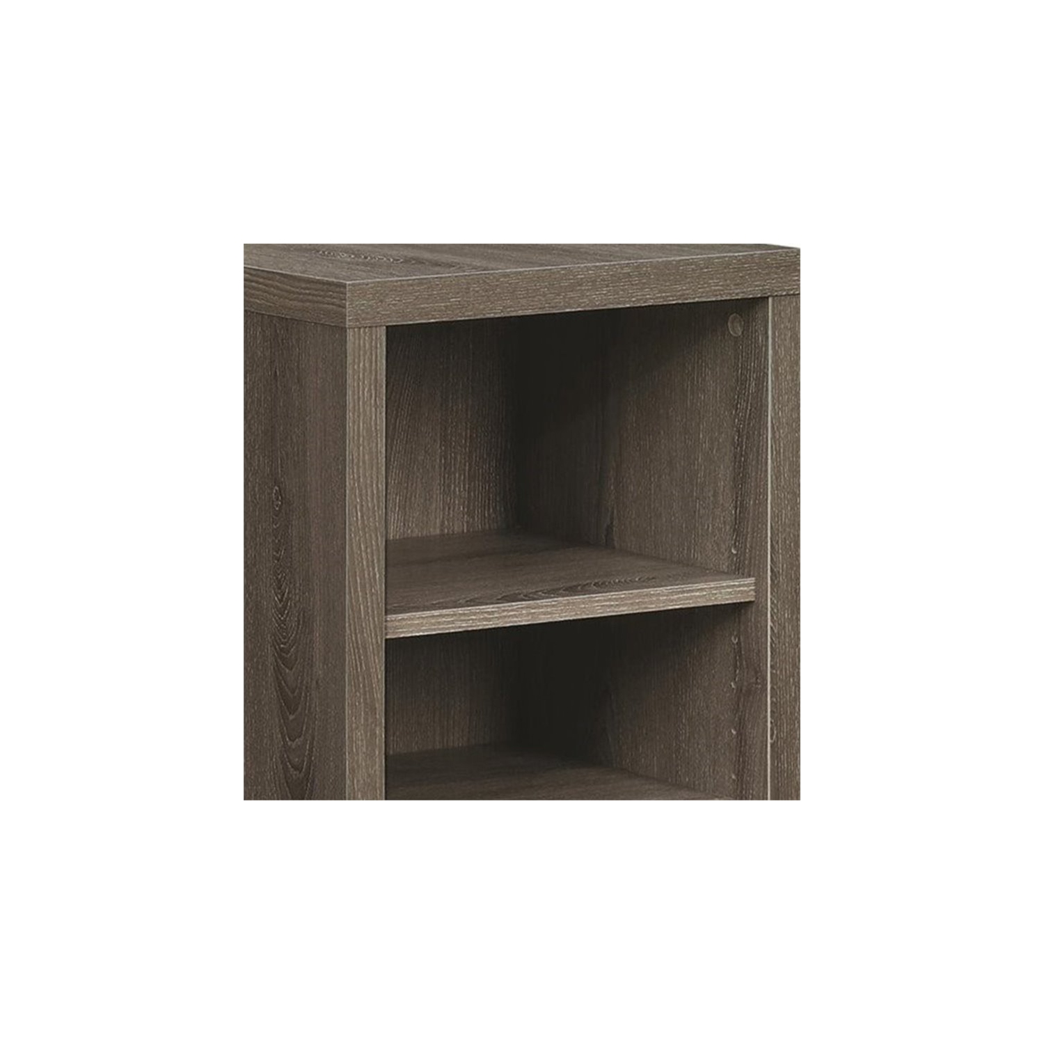 Coaster Yvette L Shape Writing Desk in Weathered Gray and Silver