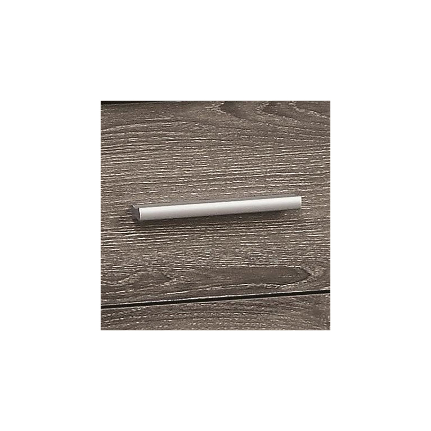 Coaster Yvette L Shape Writing Desk in Weathered Gray and Silver