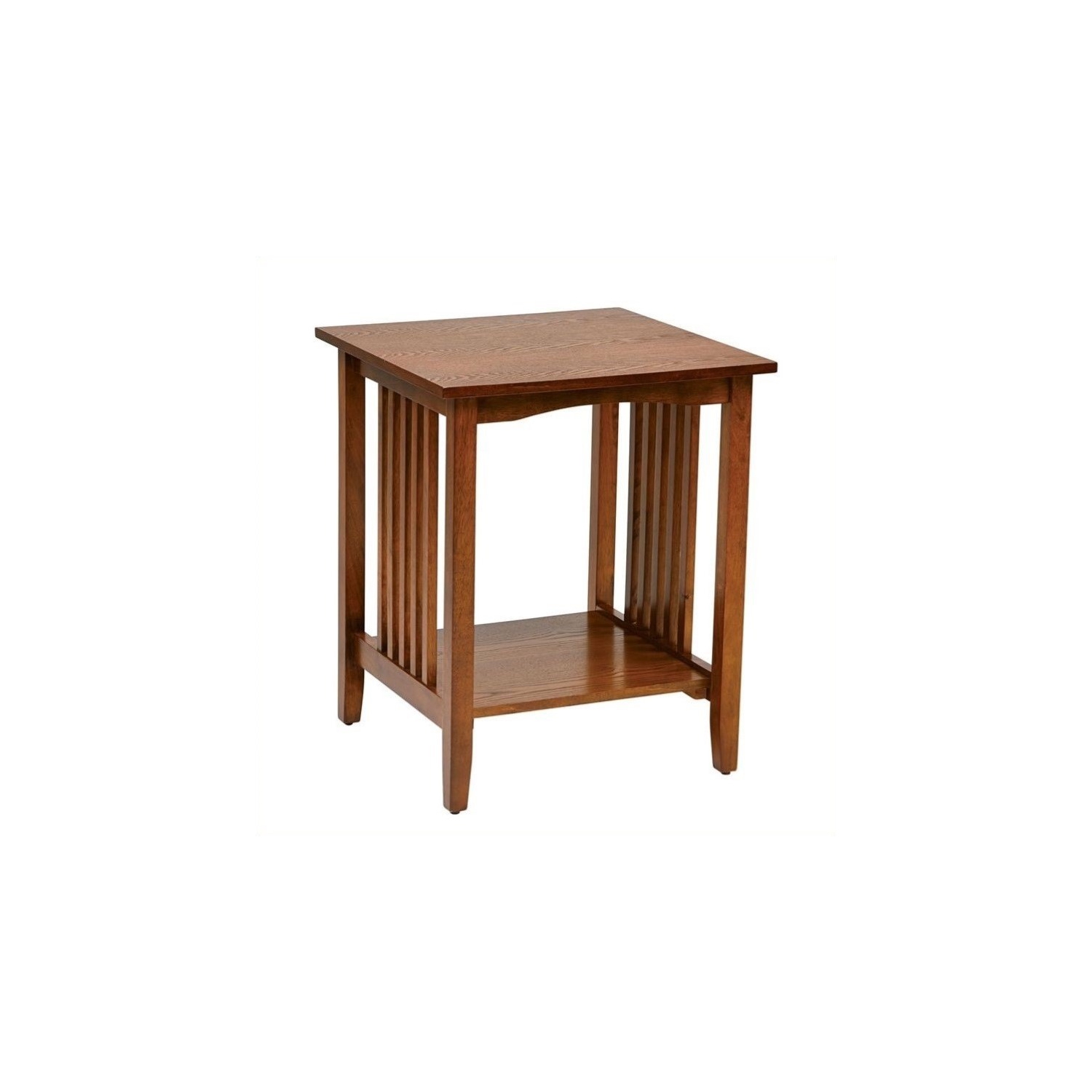 Sierra Side Table in Ash Brown Finish by OSP Home Furnishings
