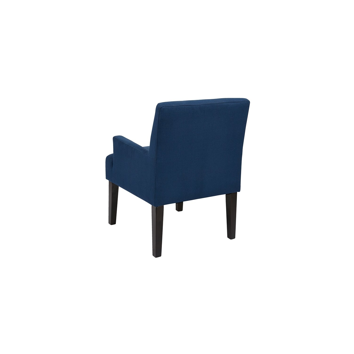 Main Street Guest Chair in Woven Indigo Blue Fabric