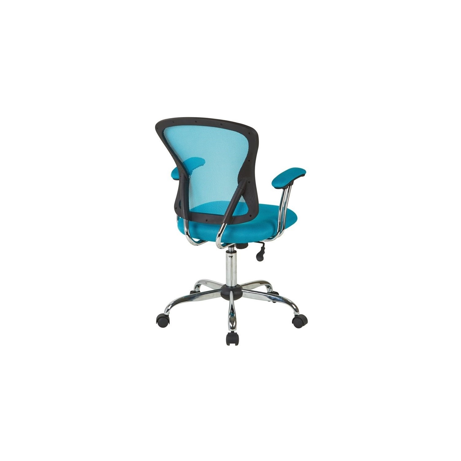 Juliana Task Chair with Blue Mesh Fabric Seat