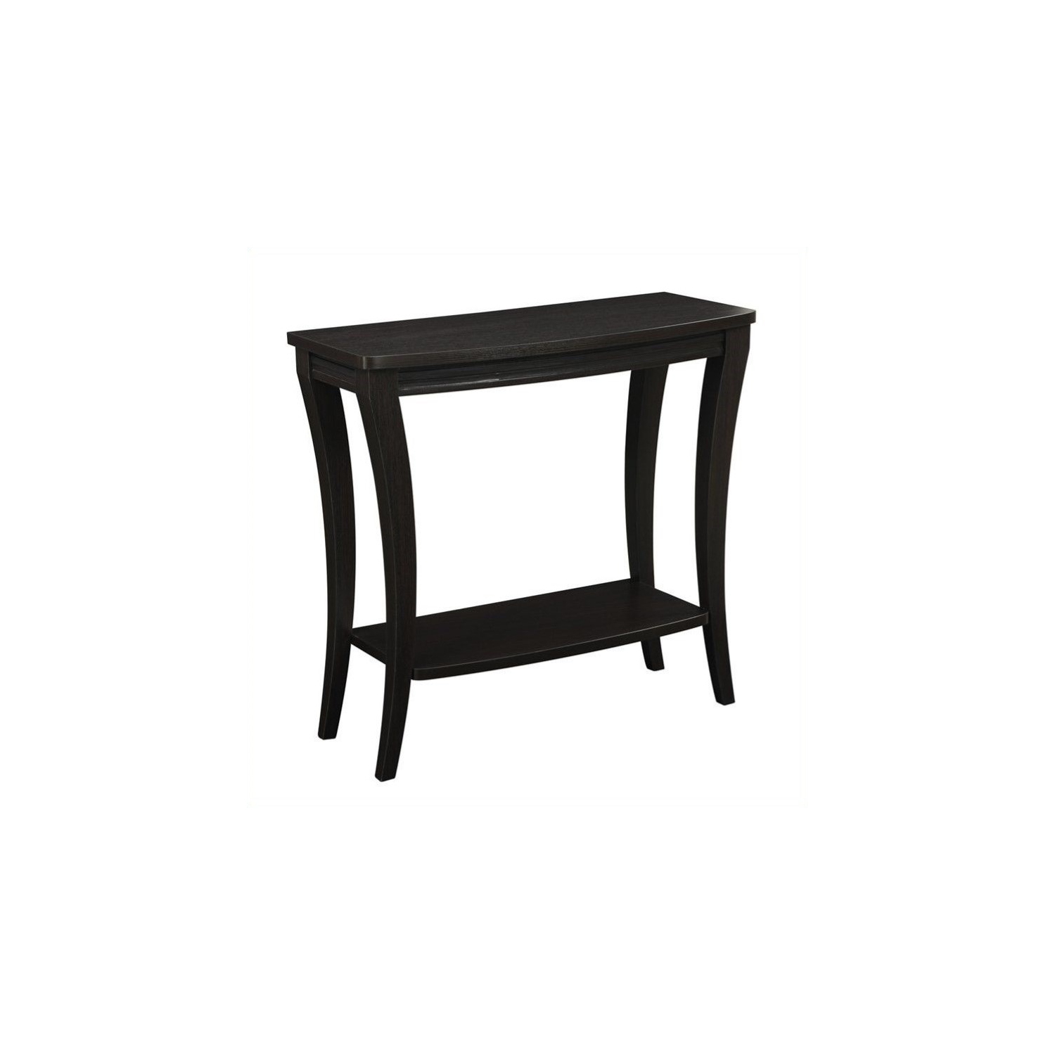 Console Newport de pratique concepts avec tablette au fini bois expresso