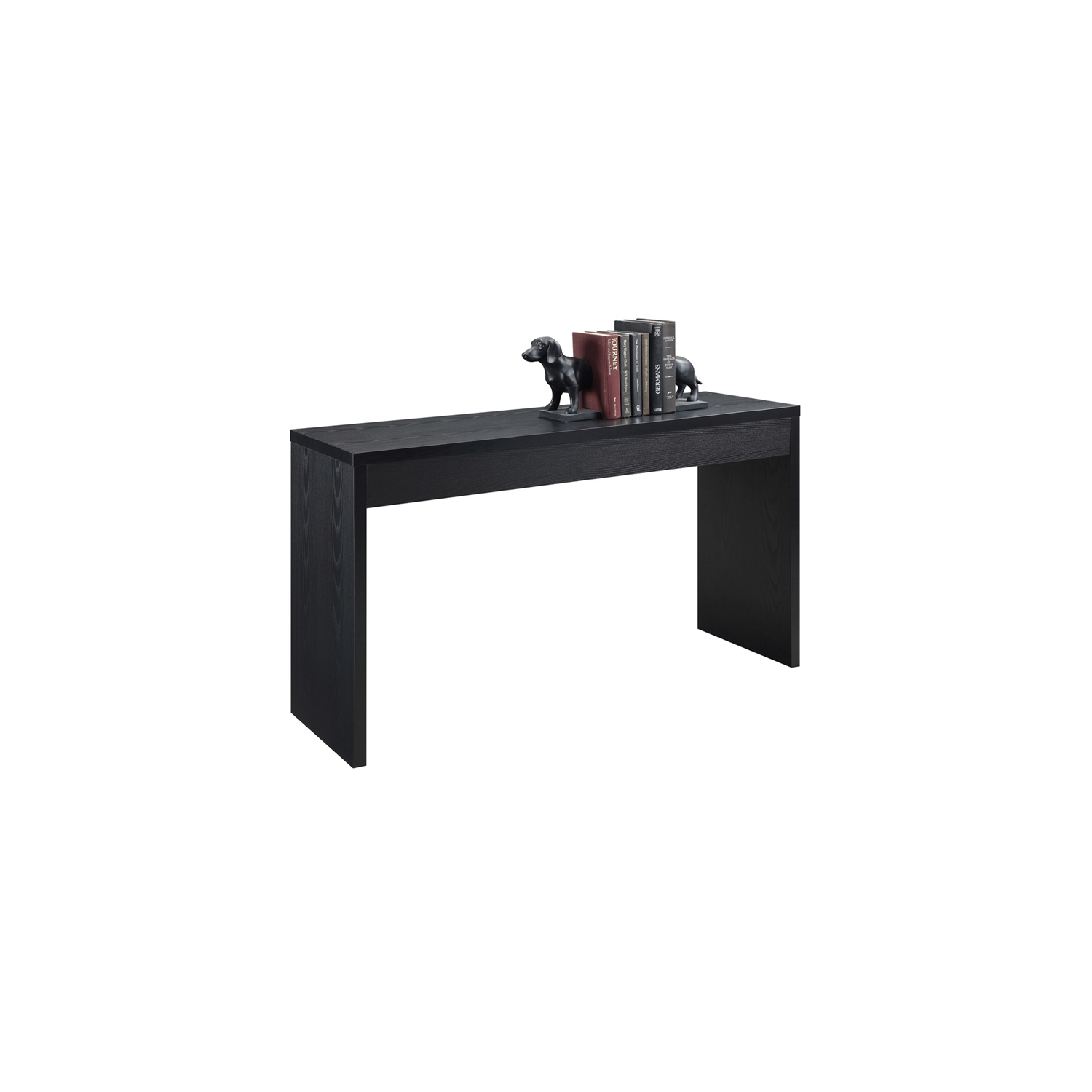 Convenience Concepts Northfield Hall Console in Black Wood Finish