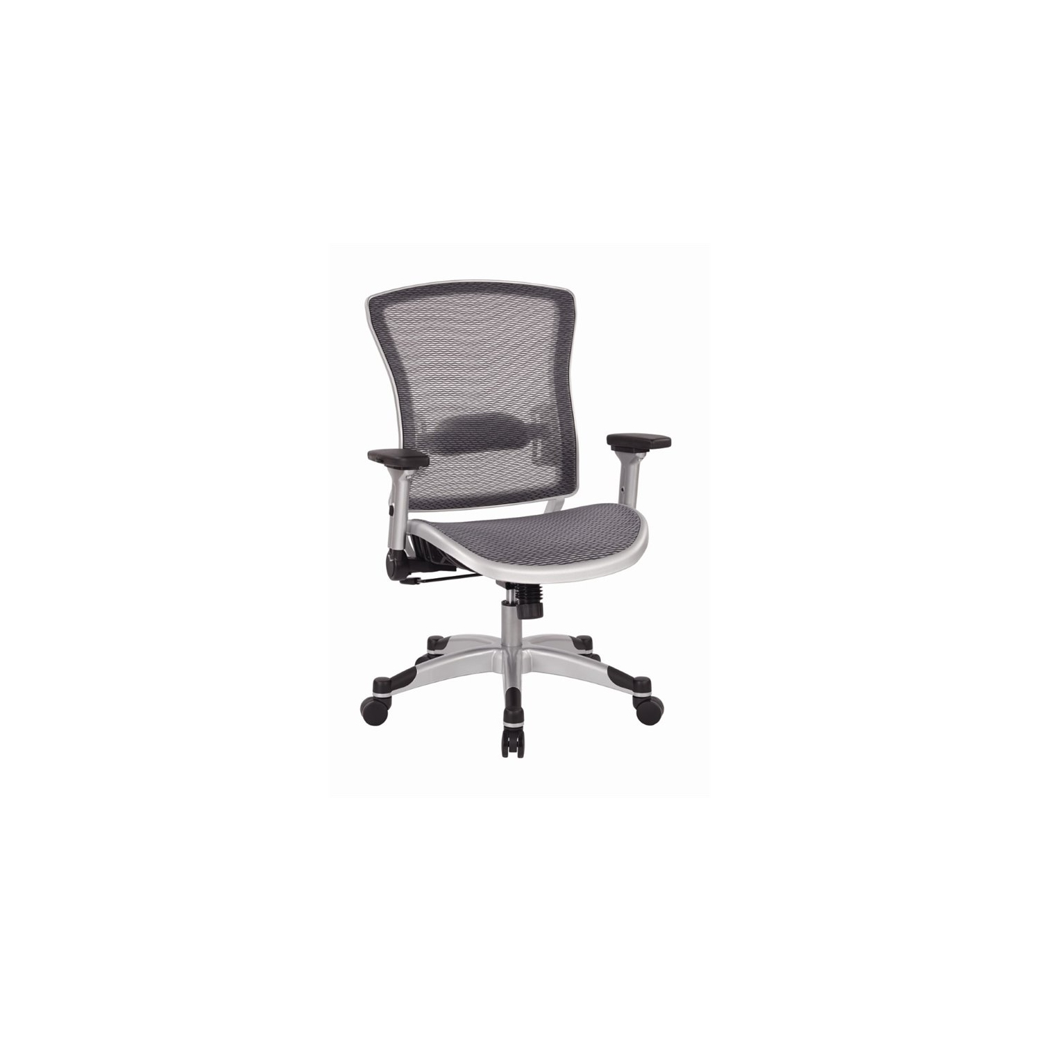 Office Star Executive Gray Mesh Back Office Chair