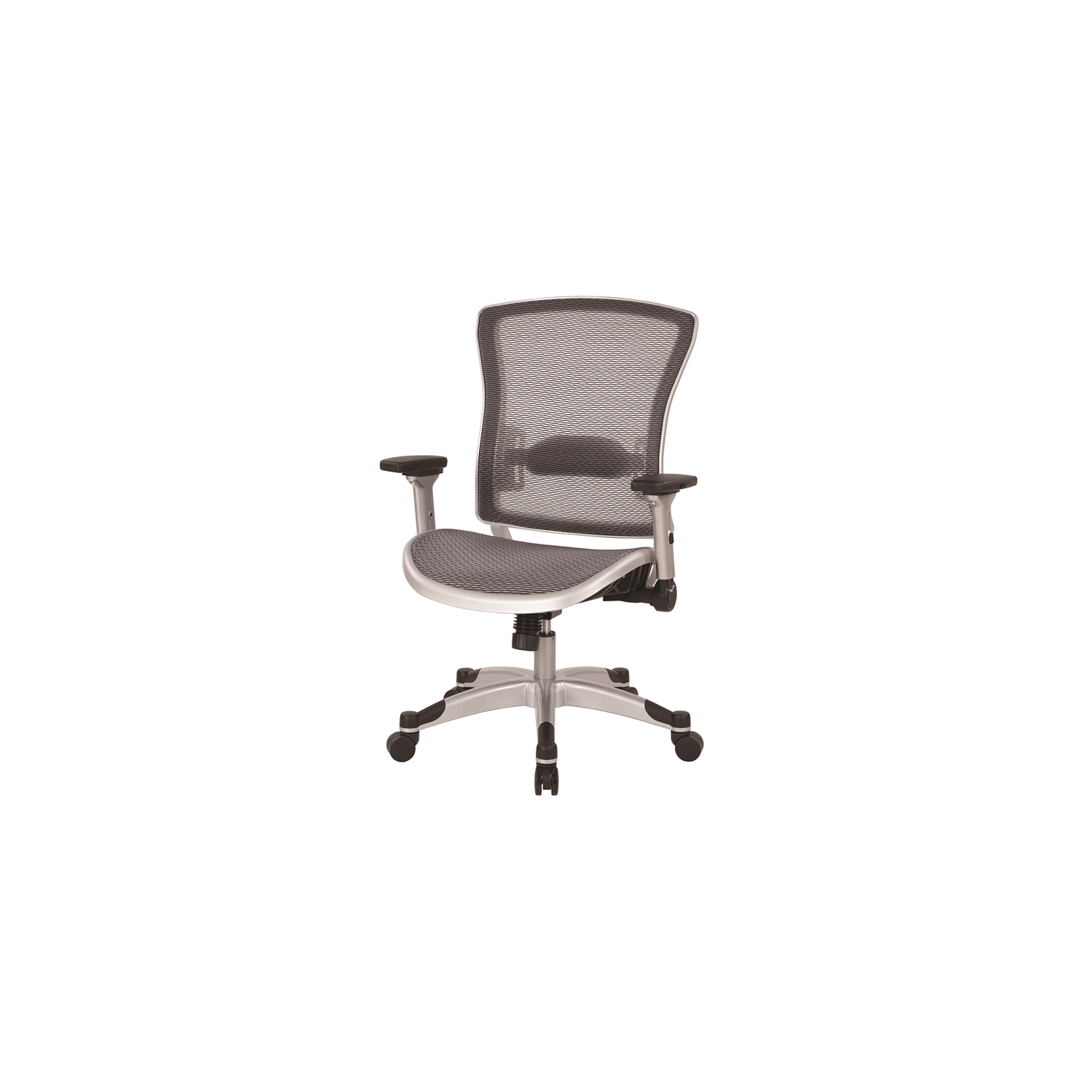 Office Star Executive Gray Mesh Back Office Chair