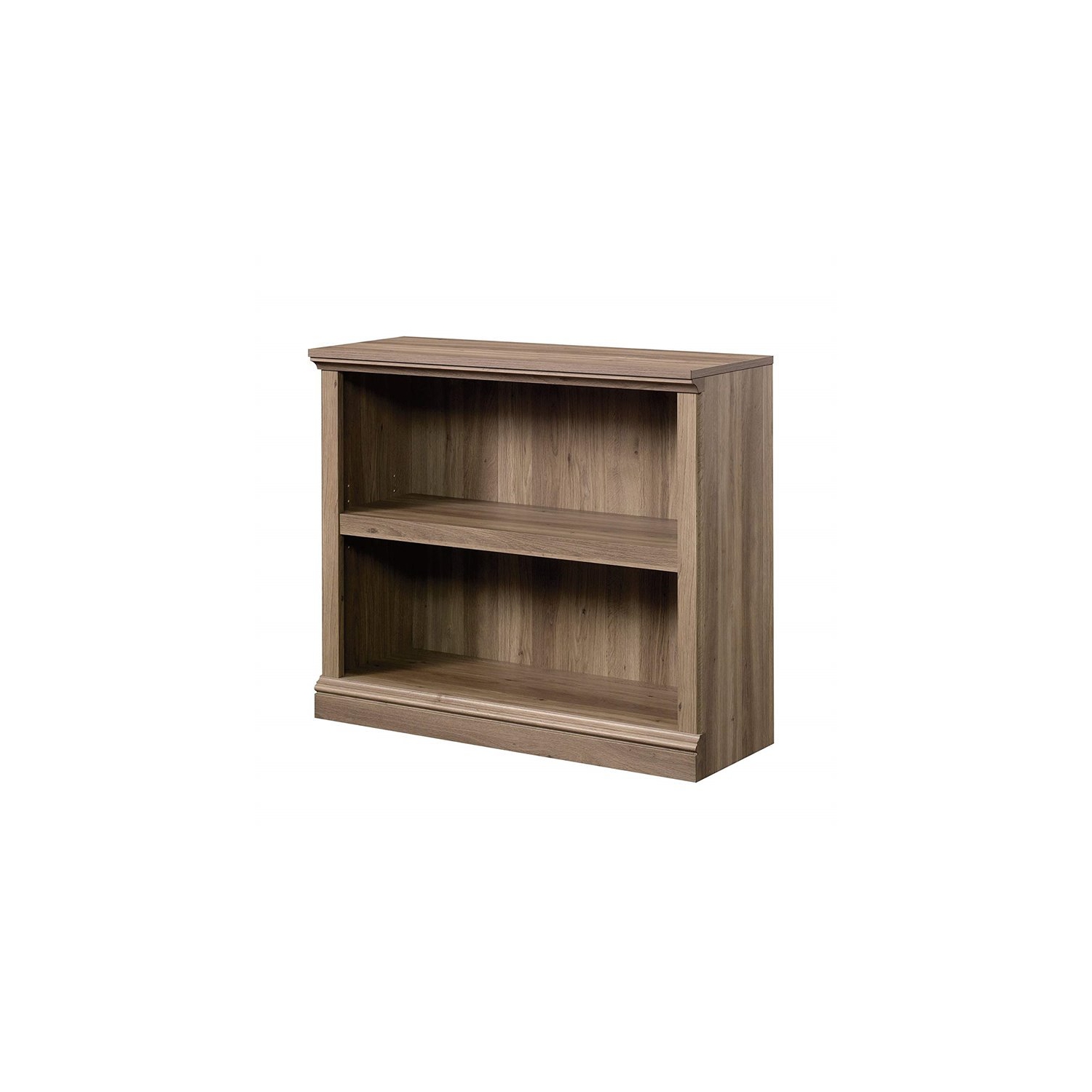 Sauder Select Engineered Wood 2-Shelf Bookcase in Salt Oak