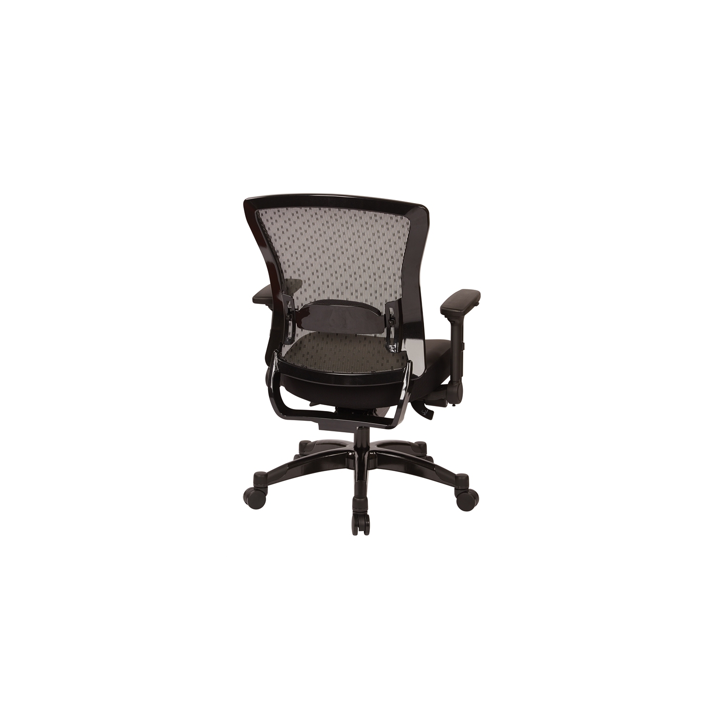 Executive Bonded Leather Back Chair in Black