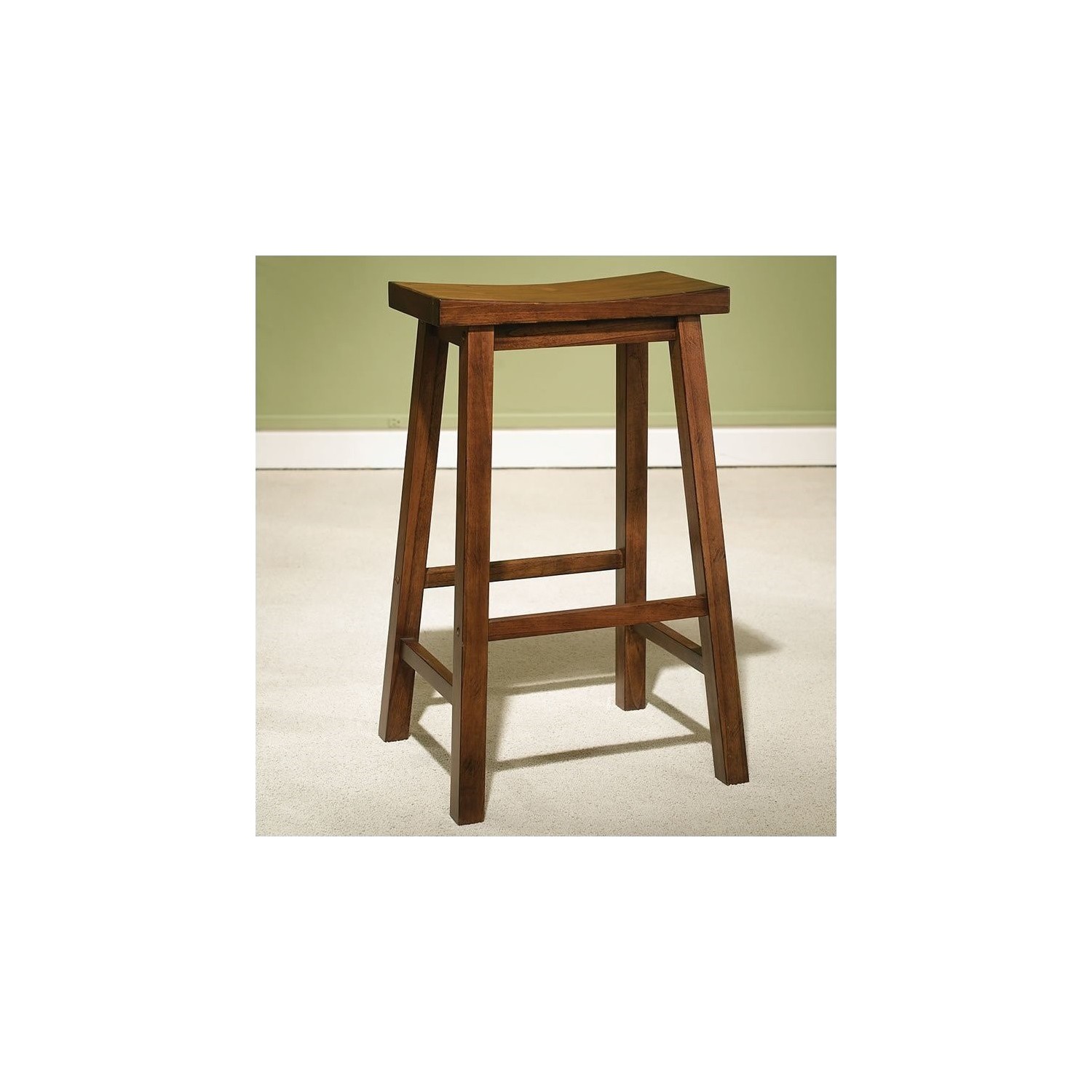 Powell Furniture 29" Bar Stool in Honey Brown