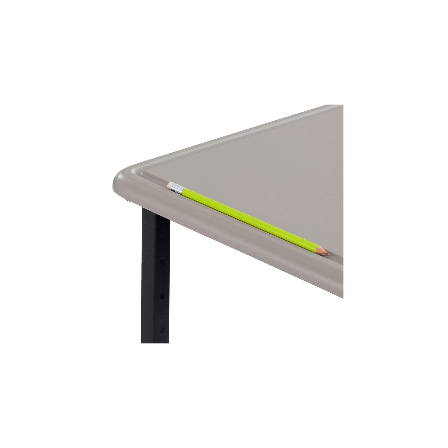 Safco AlphaBetter 20" x 28" Student Desk Swinging Footrest Bar in Beige