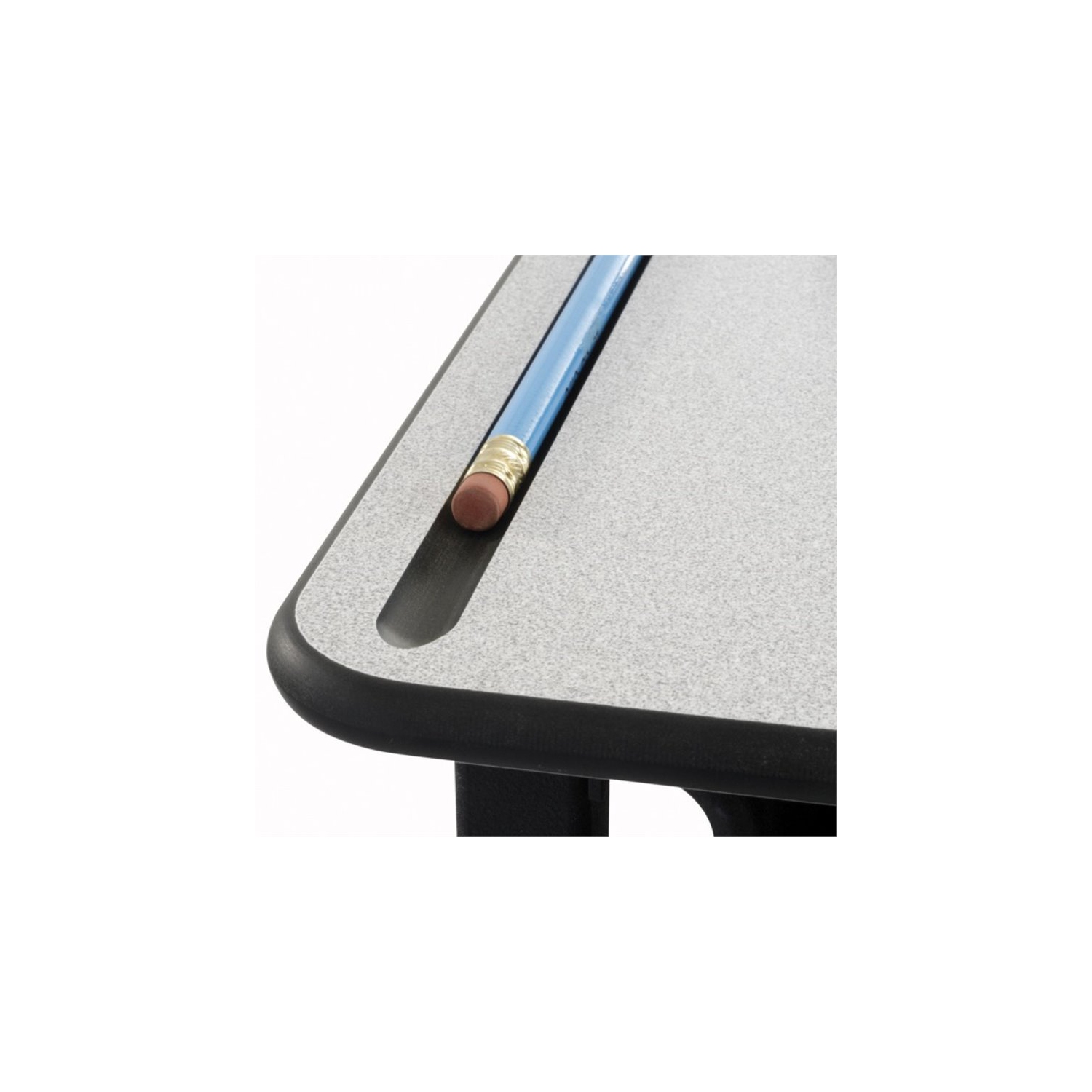 Safco AlphaBetter 24" x 36" Student Desk in Gray with Book Box