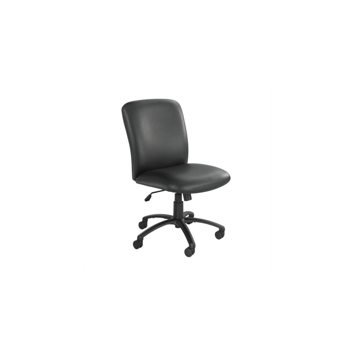 Safco Uber Big and Tall High Back Task Office Chair in Black Vinyl