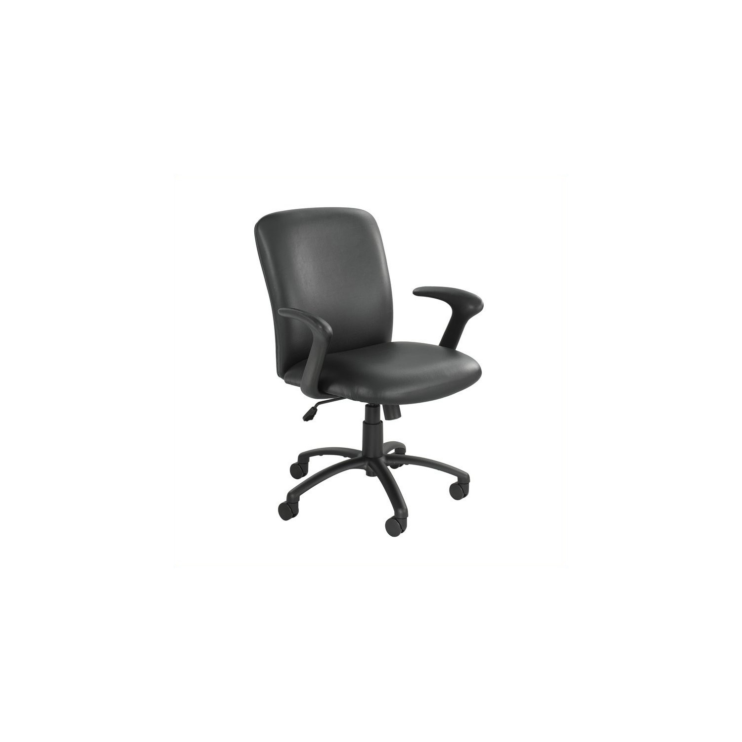 Safco Uber Big and Tall High Back Task Office Chair in Black Vinyl