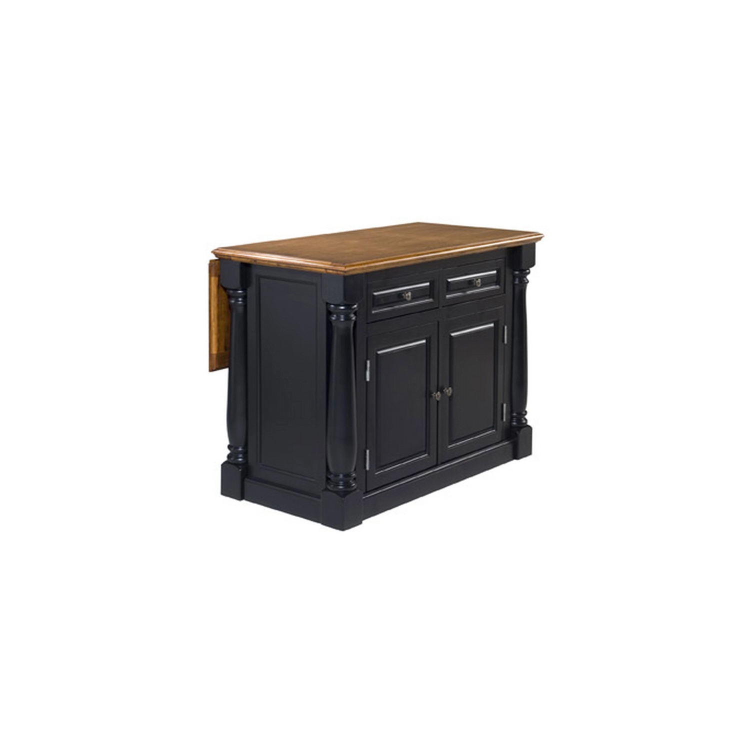 Homestyles Monarch Black Kitchen Island