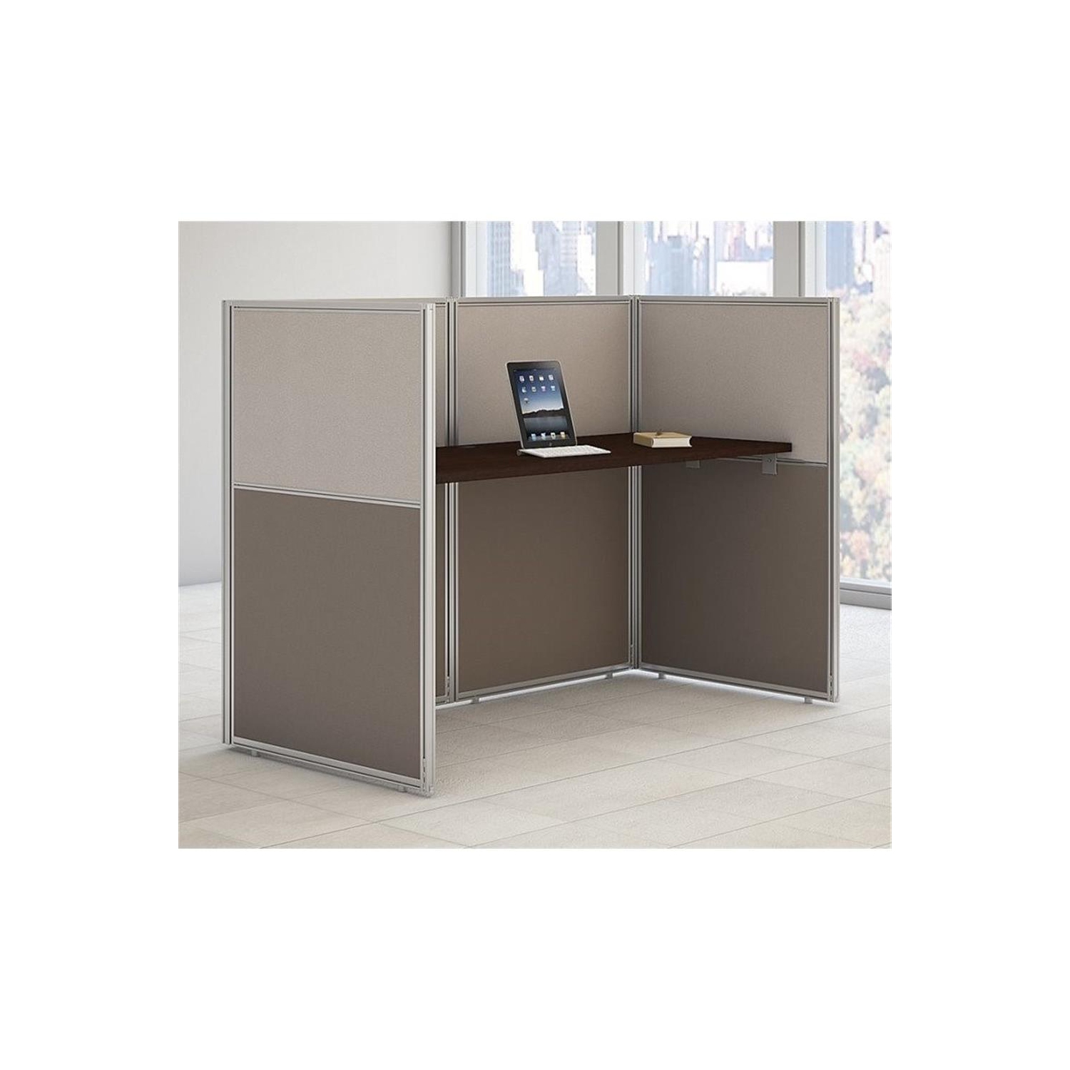Bureau d’ordinateur en bois Easy Office de Bush Business Furniture au fini cerisier moka